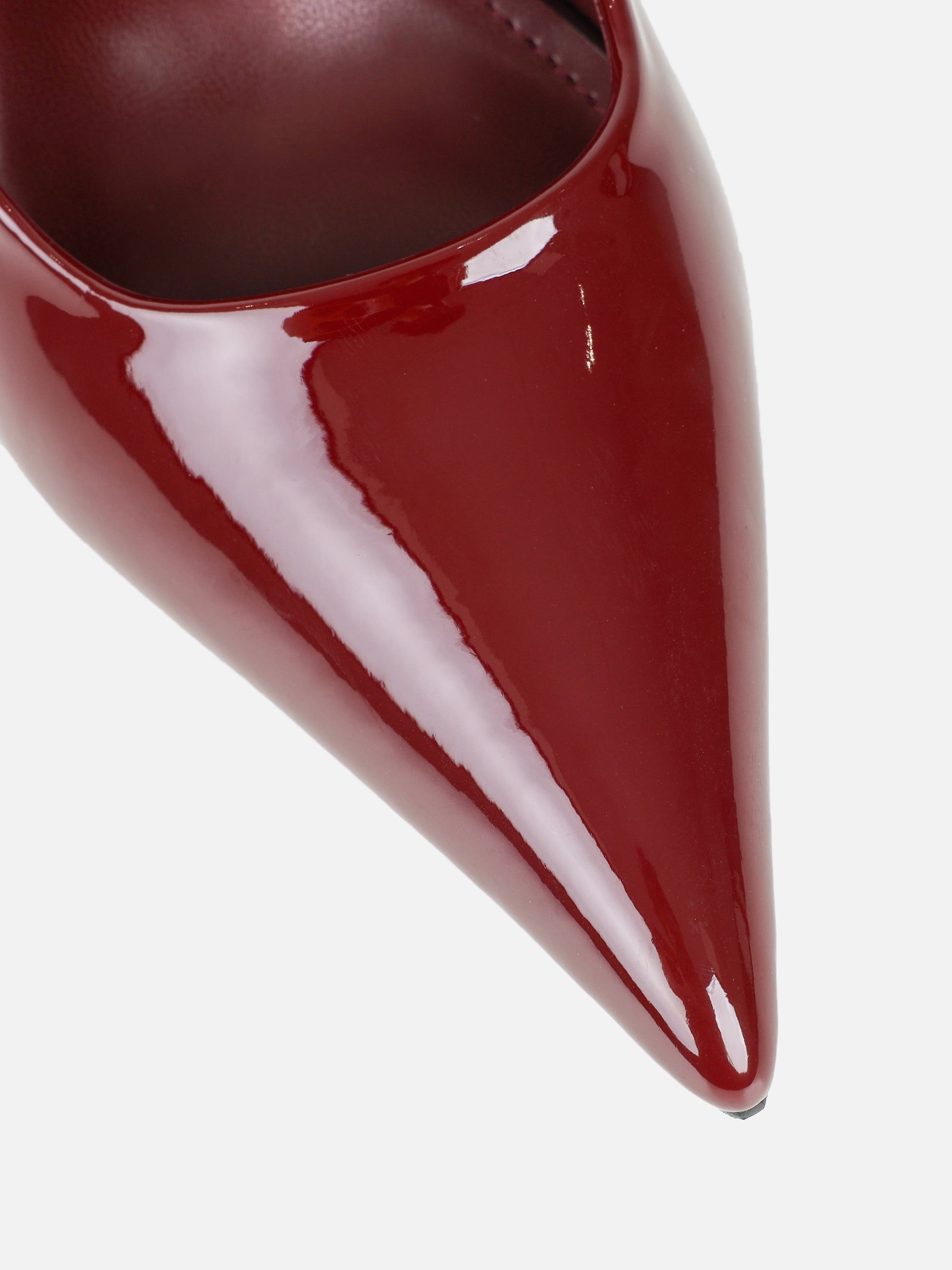 Alez Burgundy Patent Court Shoes | SIMMI London