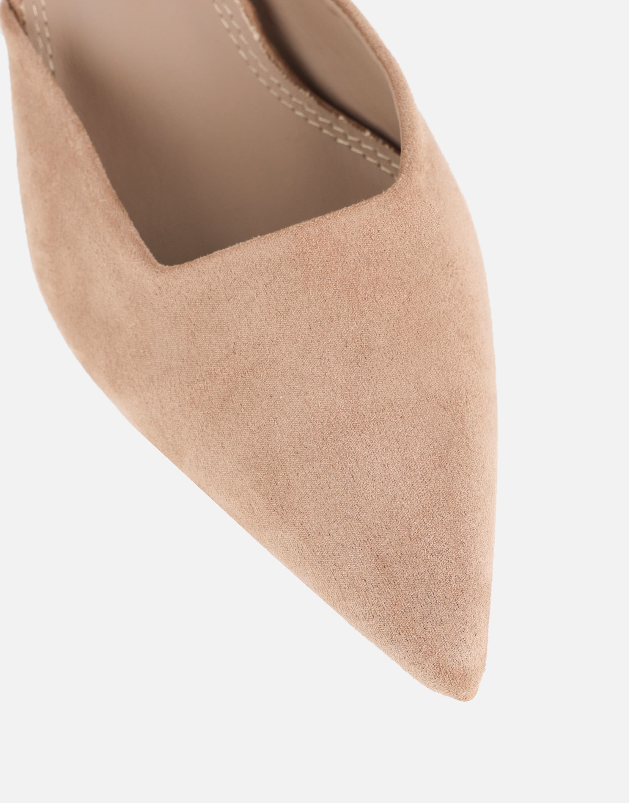 Keira Stone Suede Mules | SIMMI London