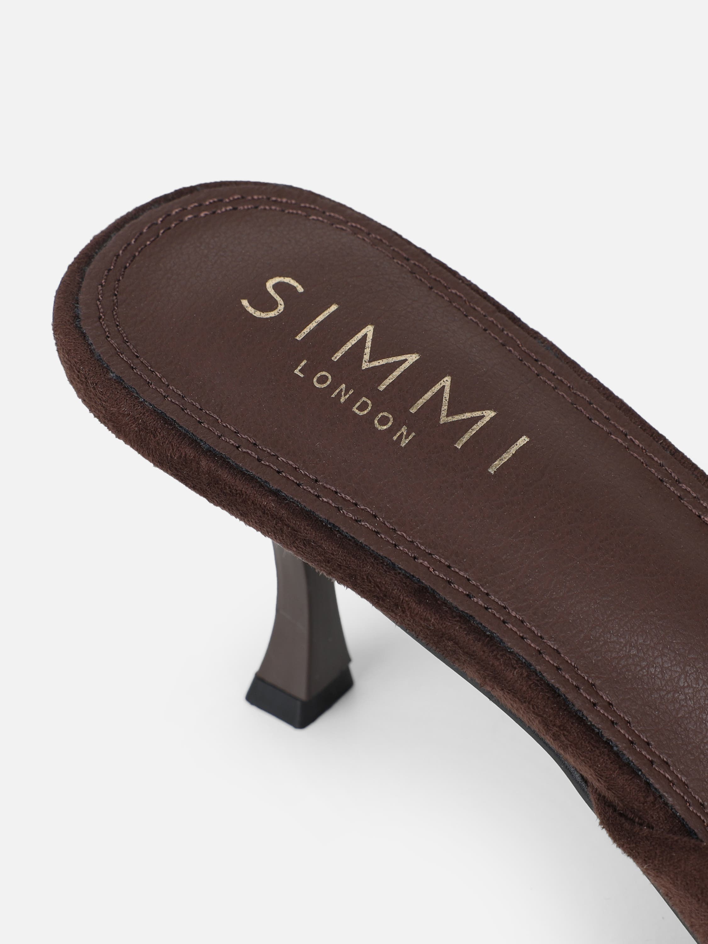 Keira Brown Suede Mules | SIMMI London