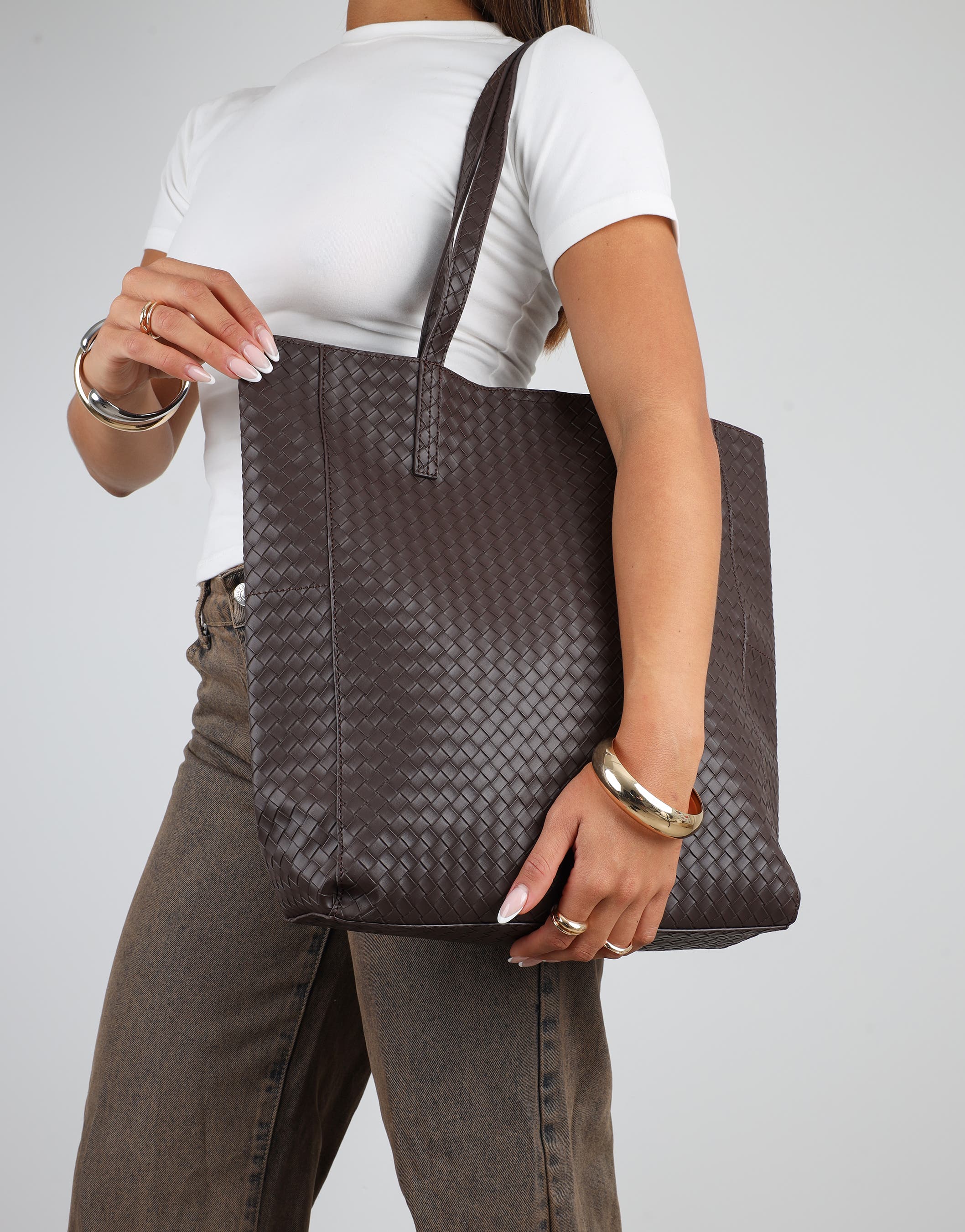 Annie Brown Woven Large Tote Bag | SIMMI London