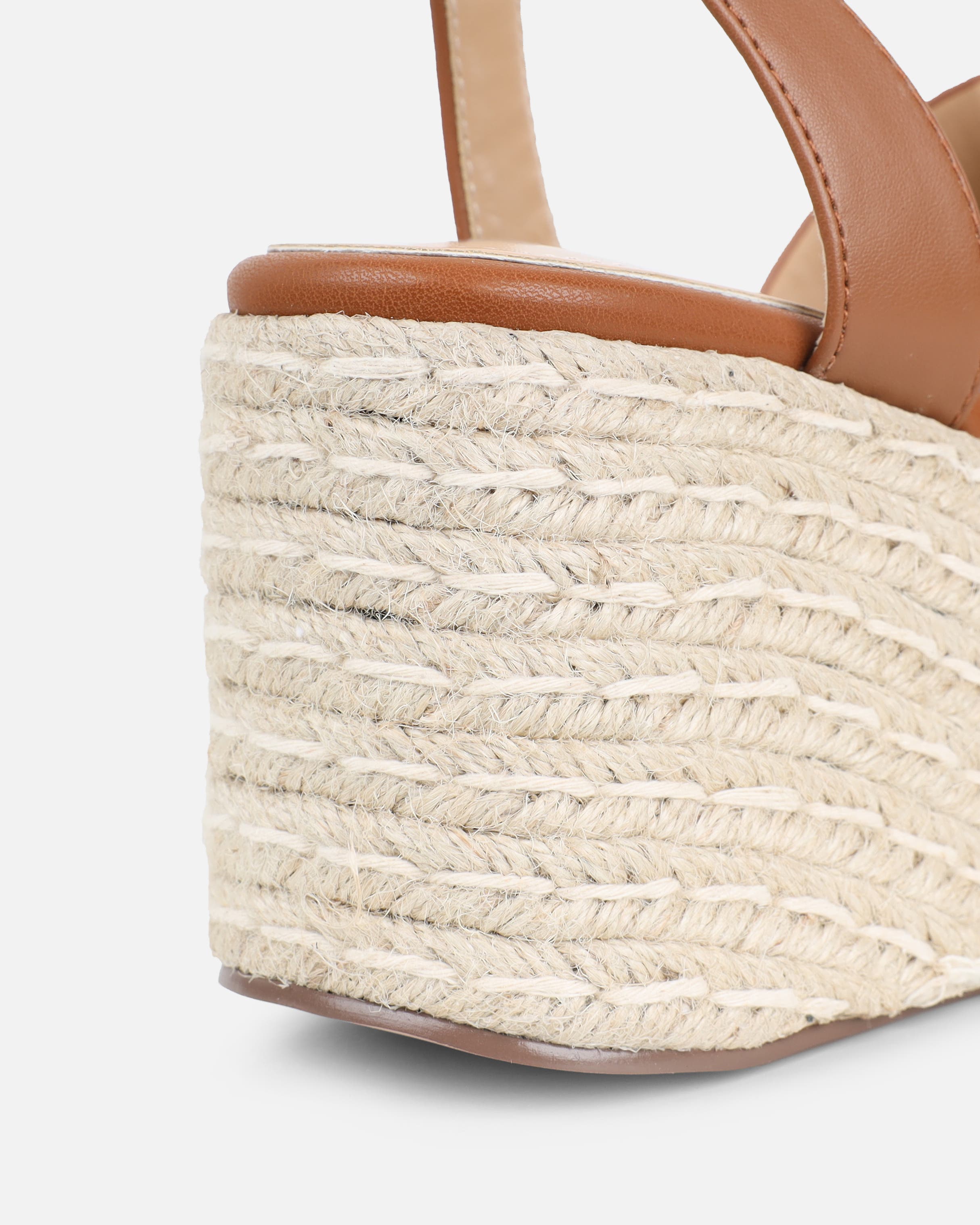 Bellamy Tan Wedge Sandals | SIMMI London