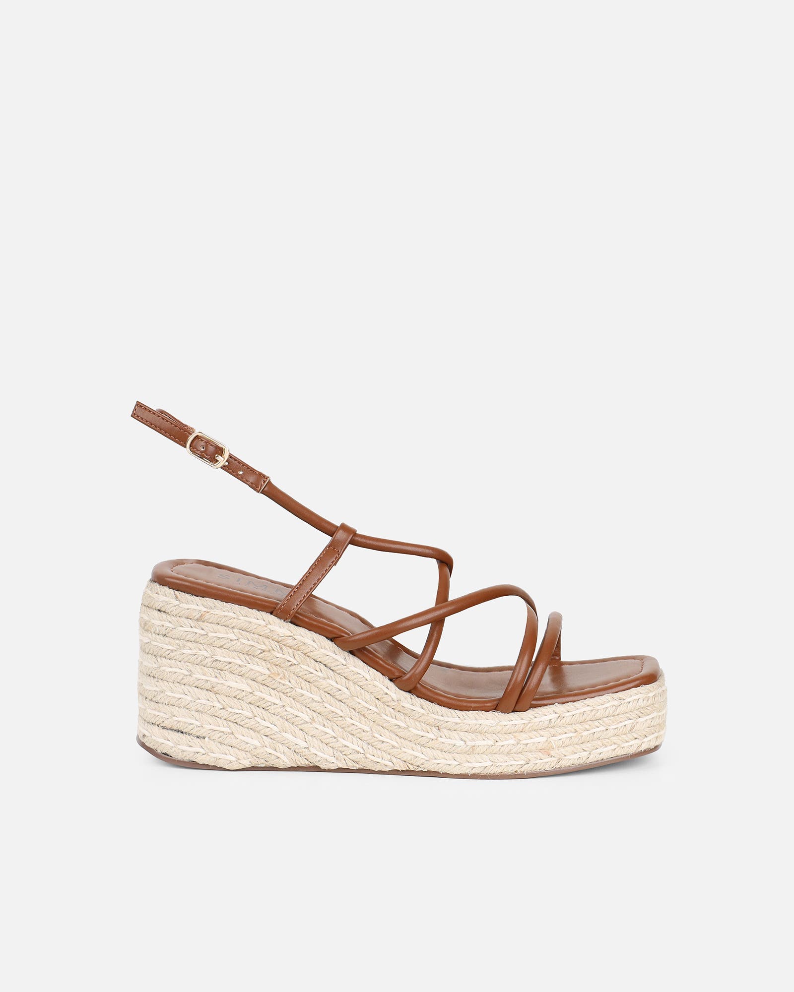 Belise Tan Wedge Heels | SIMMI London
