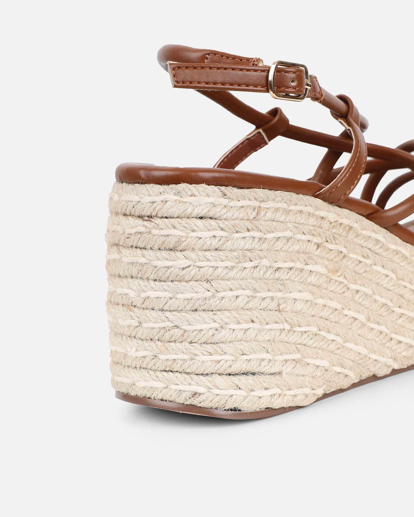 Belise Tan Wedge Heels | SIMMI London