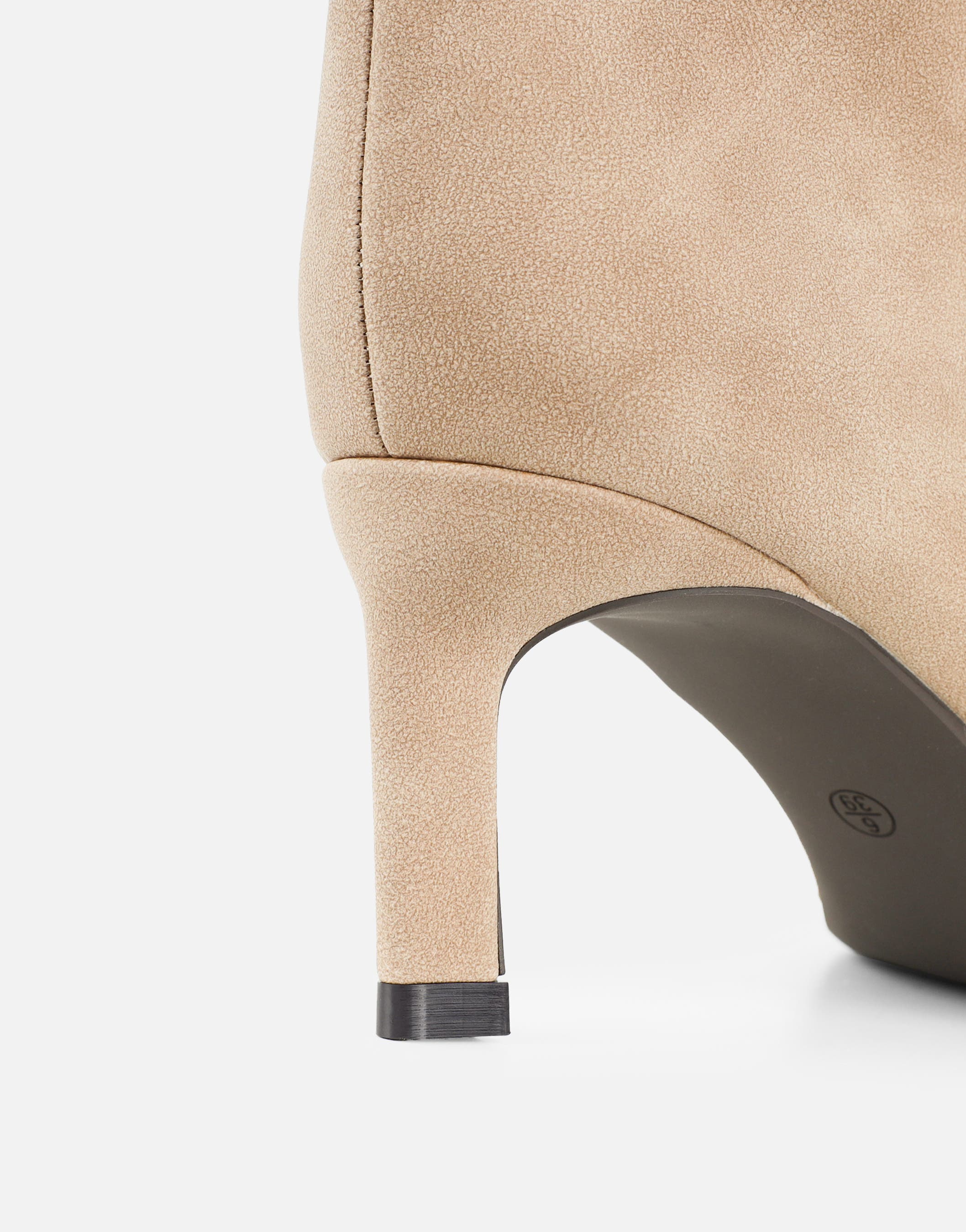 Benz taupe suede knee high boot | SIMMI London