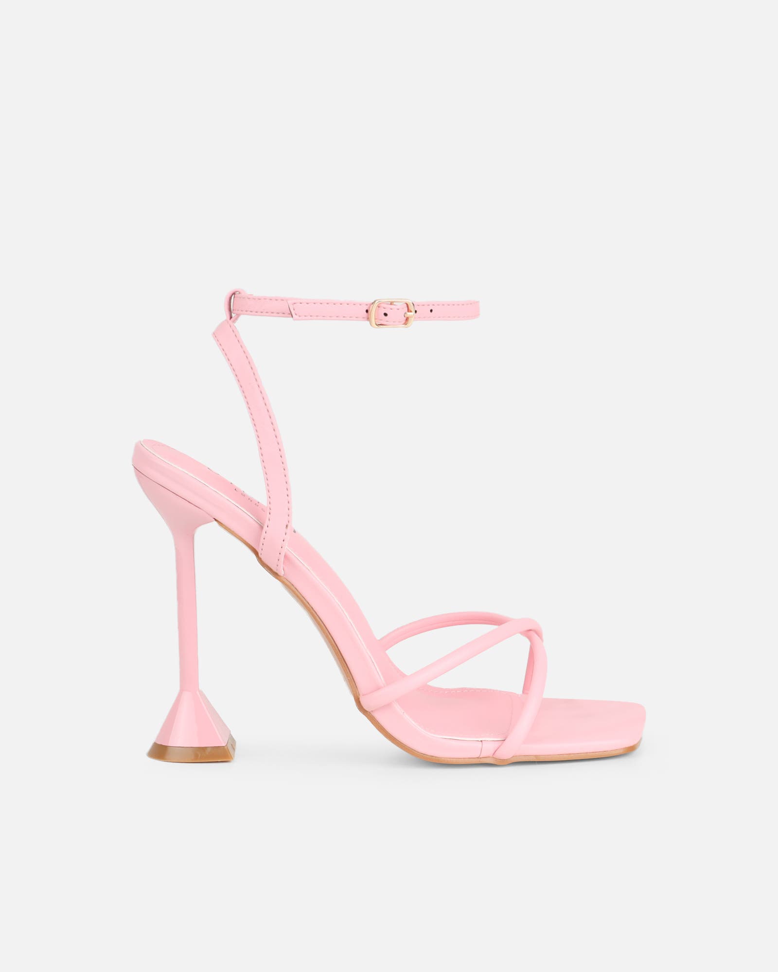 Cairo Pink Heeled Sandals | SIMMI London