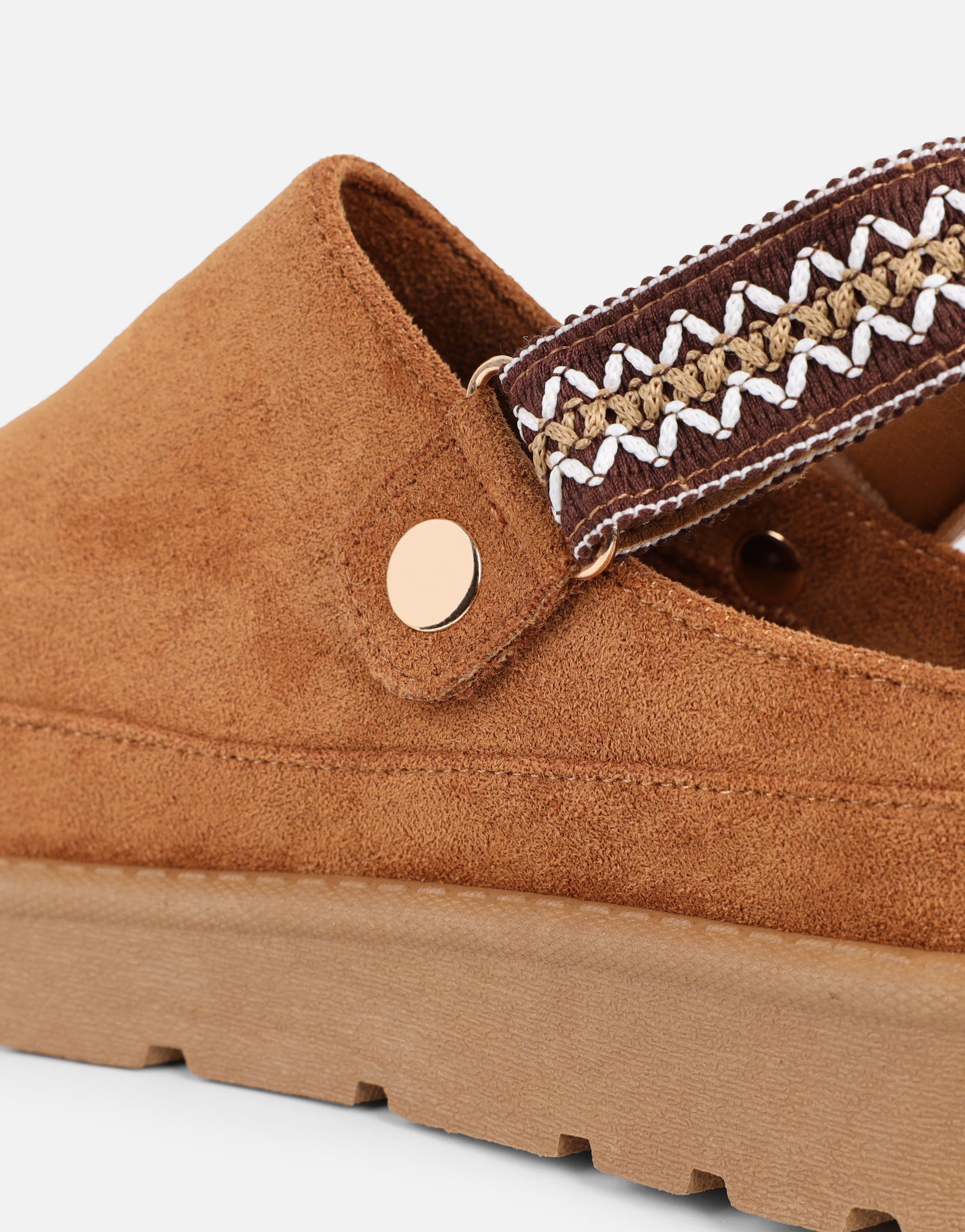 Kelsi Chestnut Slippers | SIMMI London