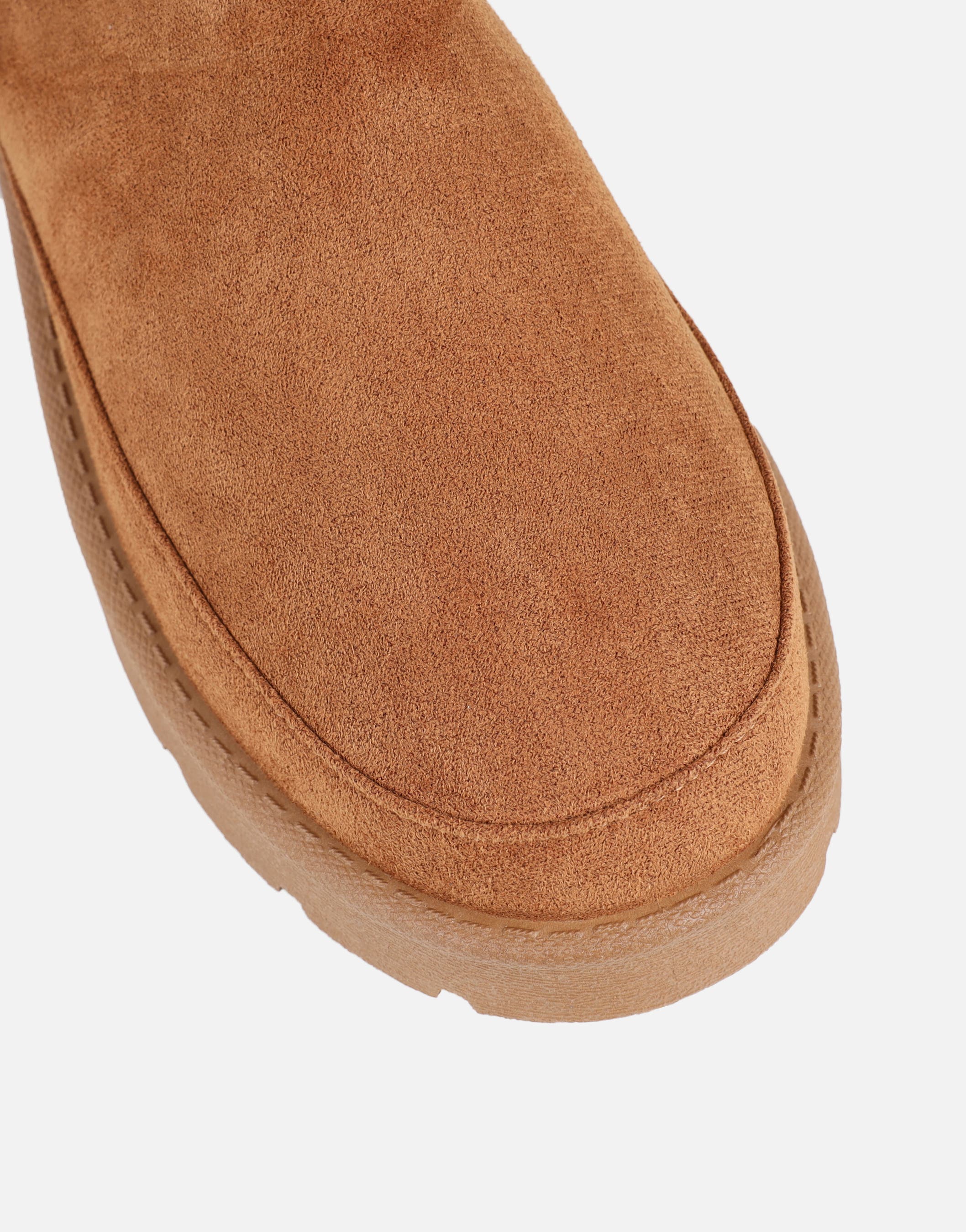 Kelsi Chestnut Slippers | SIMMI London