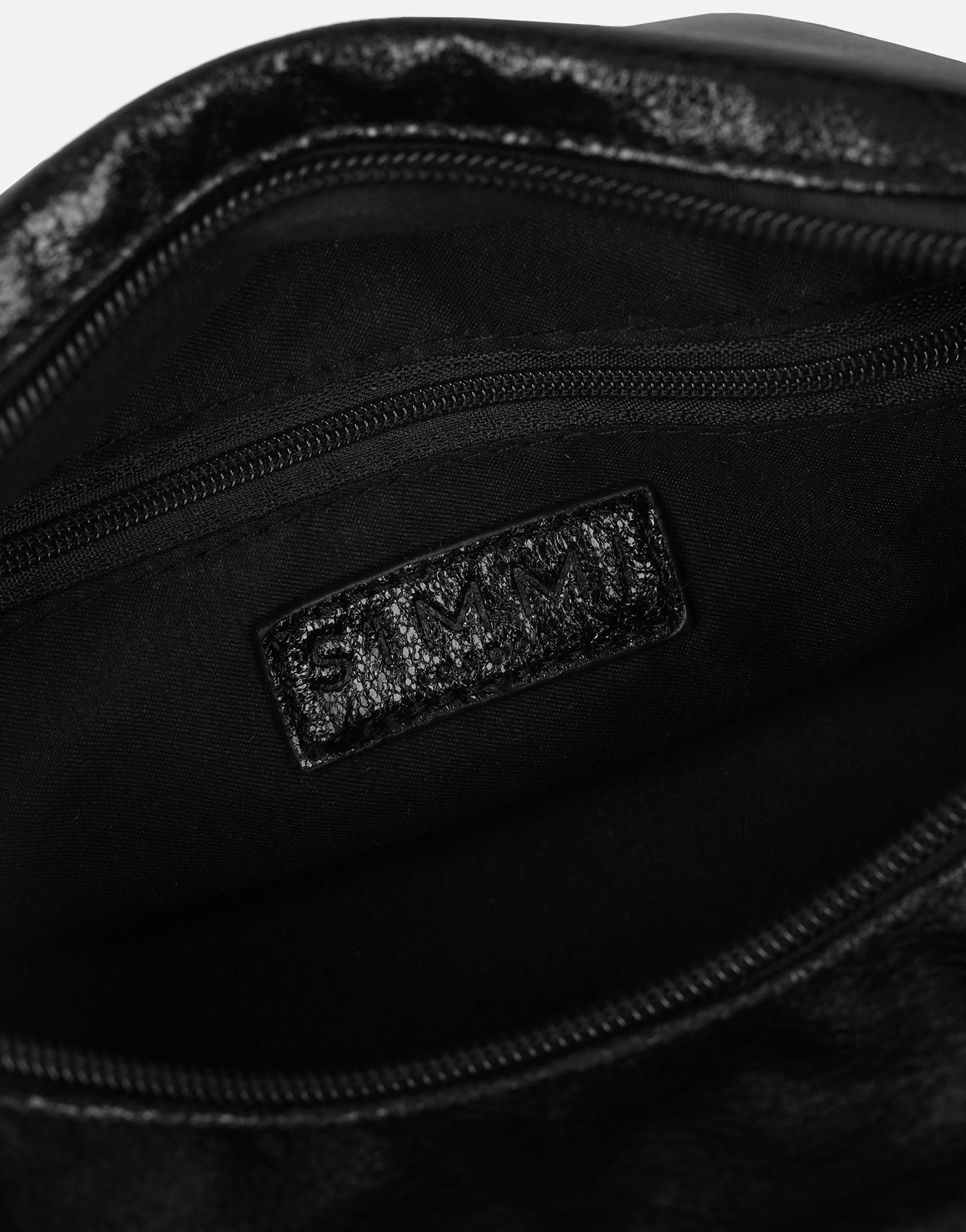 Ceyda Black Barrel Utility Shoulder Bag | SIMMI London