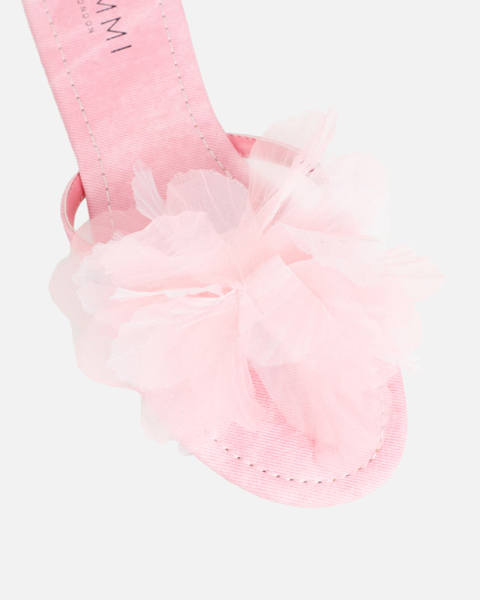 Shole Pink Wash Flat Sandals | SIMMI London