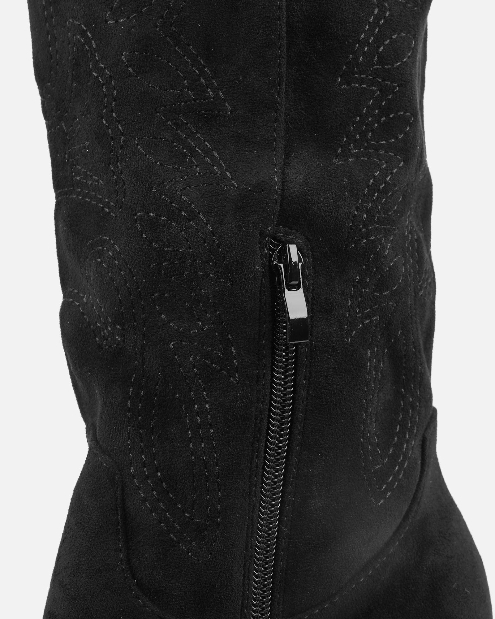 Dunelm Black Western Cowboy Boots | SIMMI London