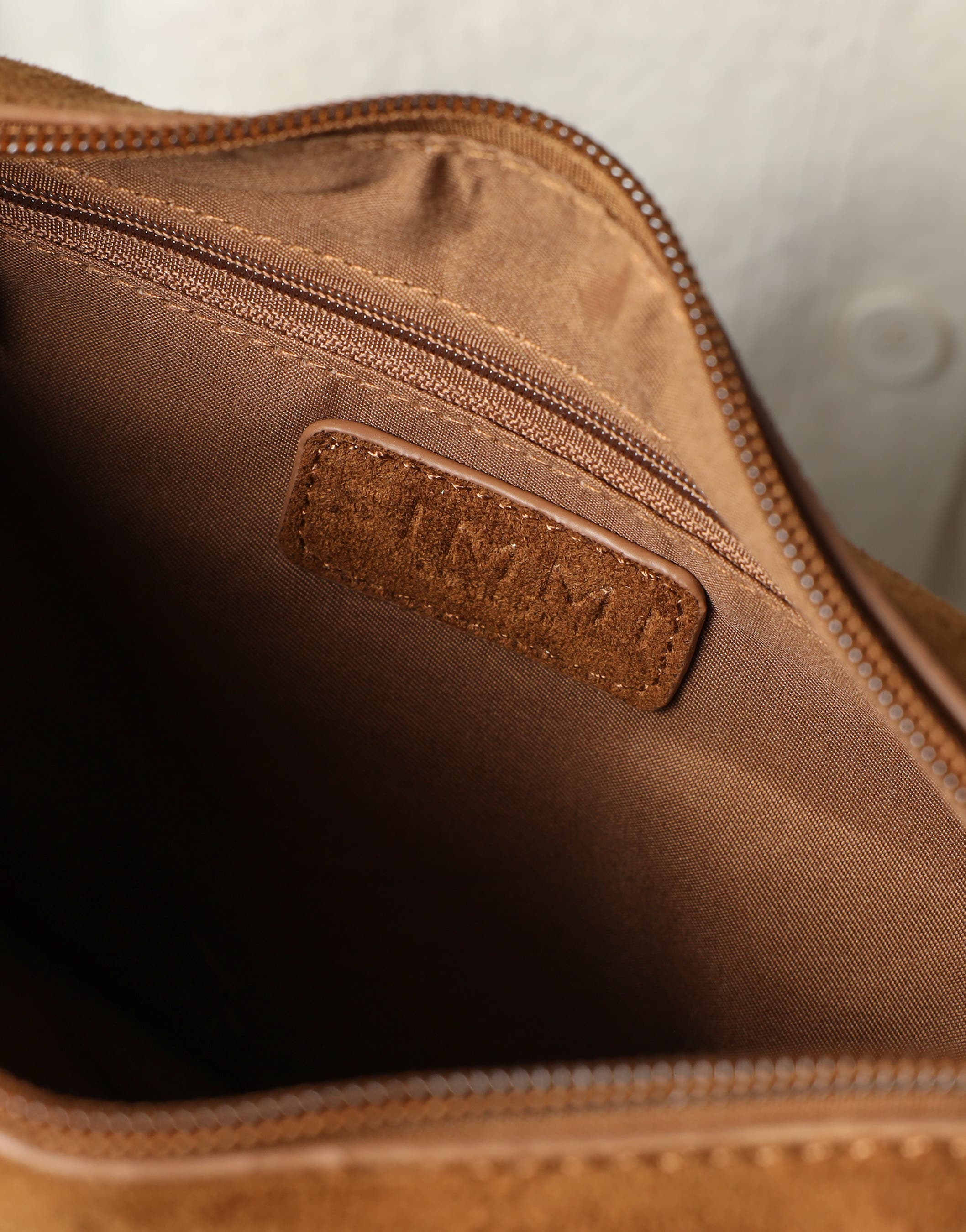 Izzy Tan Suede Western Shoulder Bag | SIMMI London