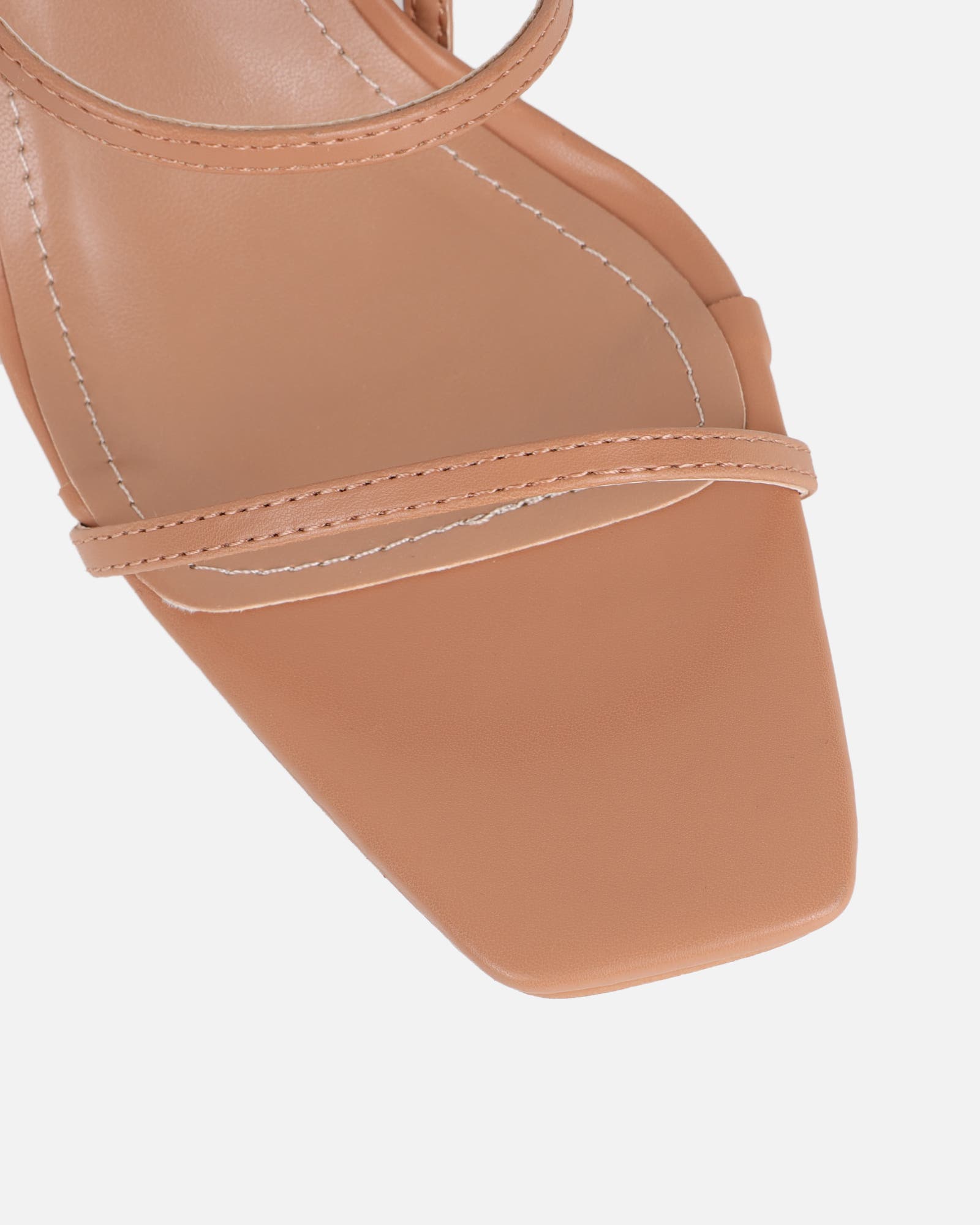 Kaleah Nude Heeled Sandals | SIMMI London