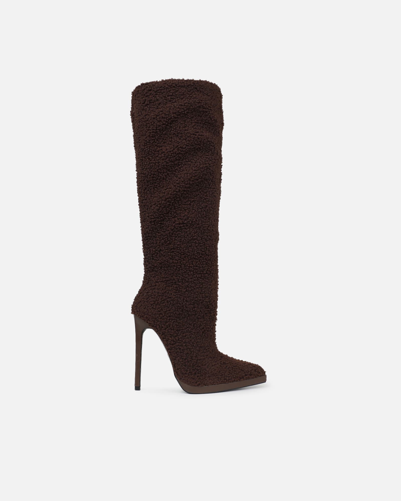 Hamilton Brown Borg Knee Boots | SIMMI London