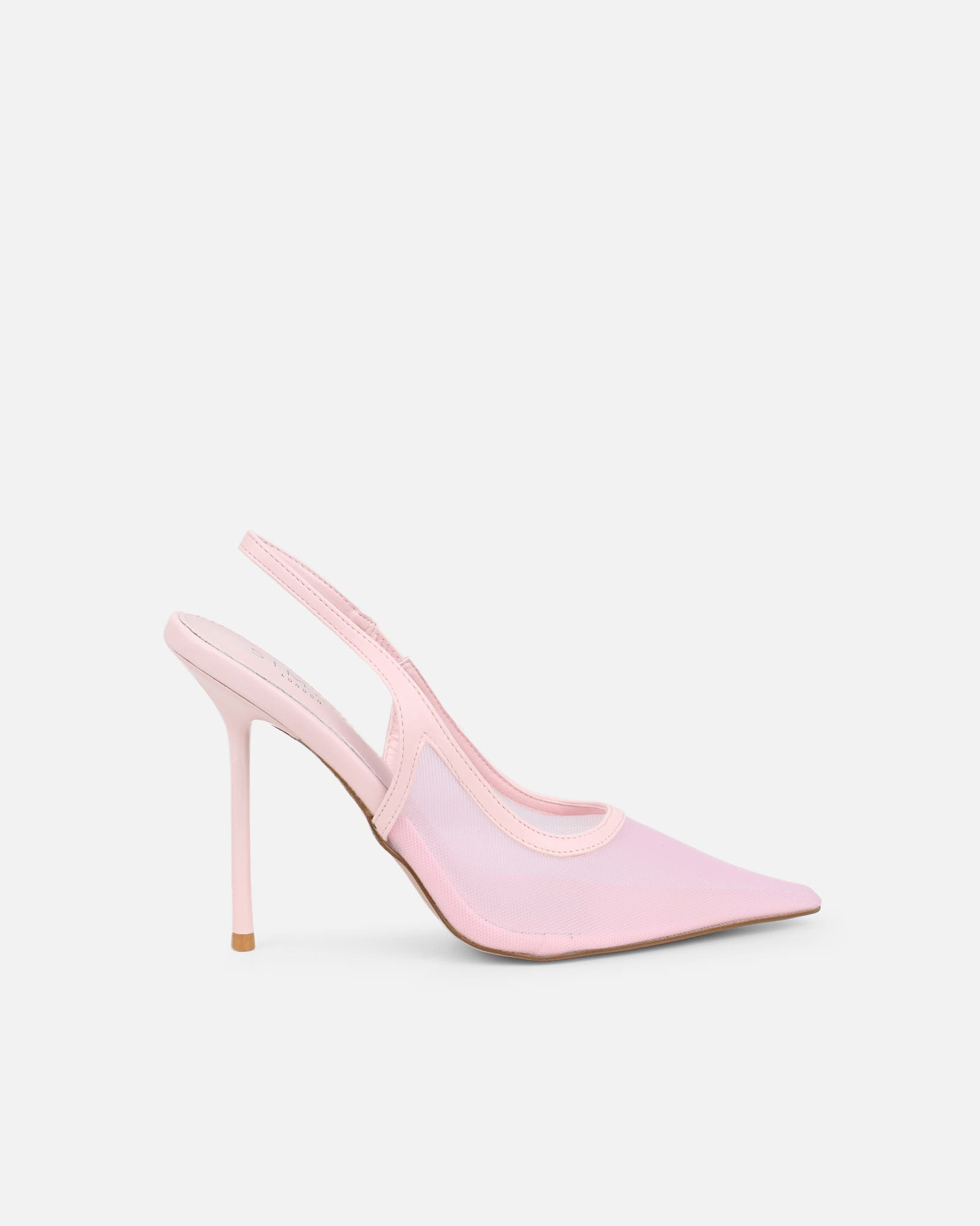 Morley Pink Mesh Slingback Courts | SIMMI London