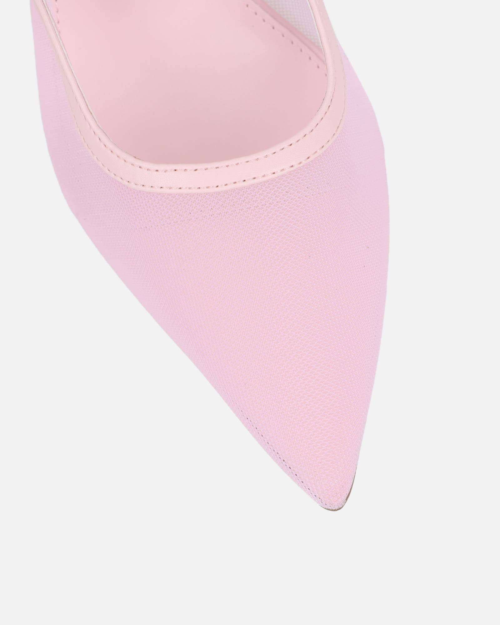 Morley Pink Mesh Slingback Courts | SIMMI London
