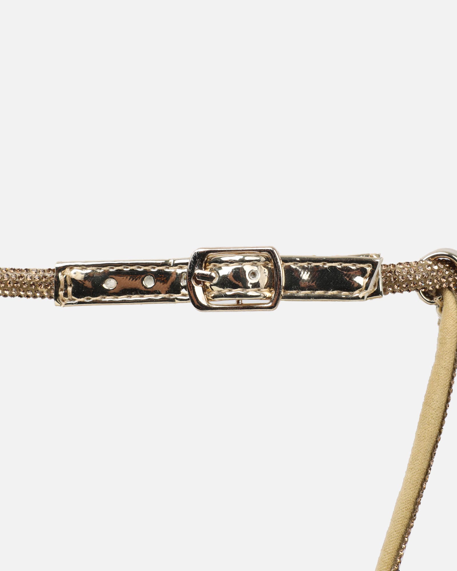 Sharon Gold Mirror Diamante Heeled Sandals | SIMMI London