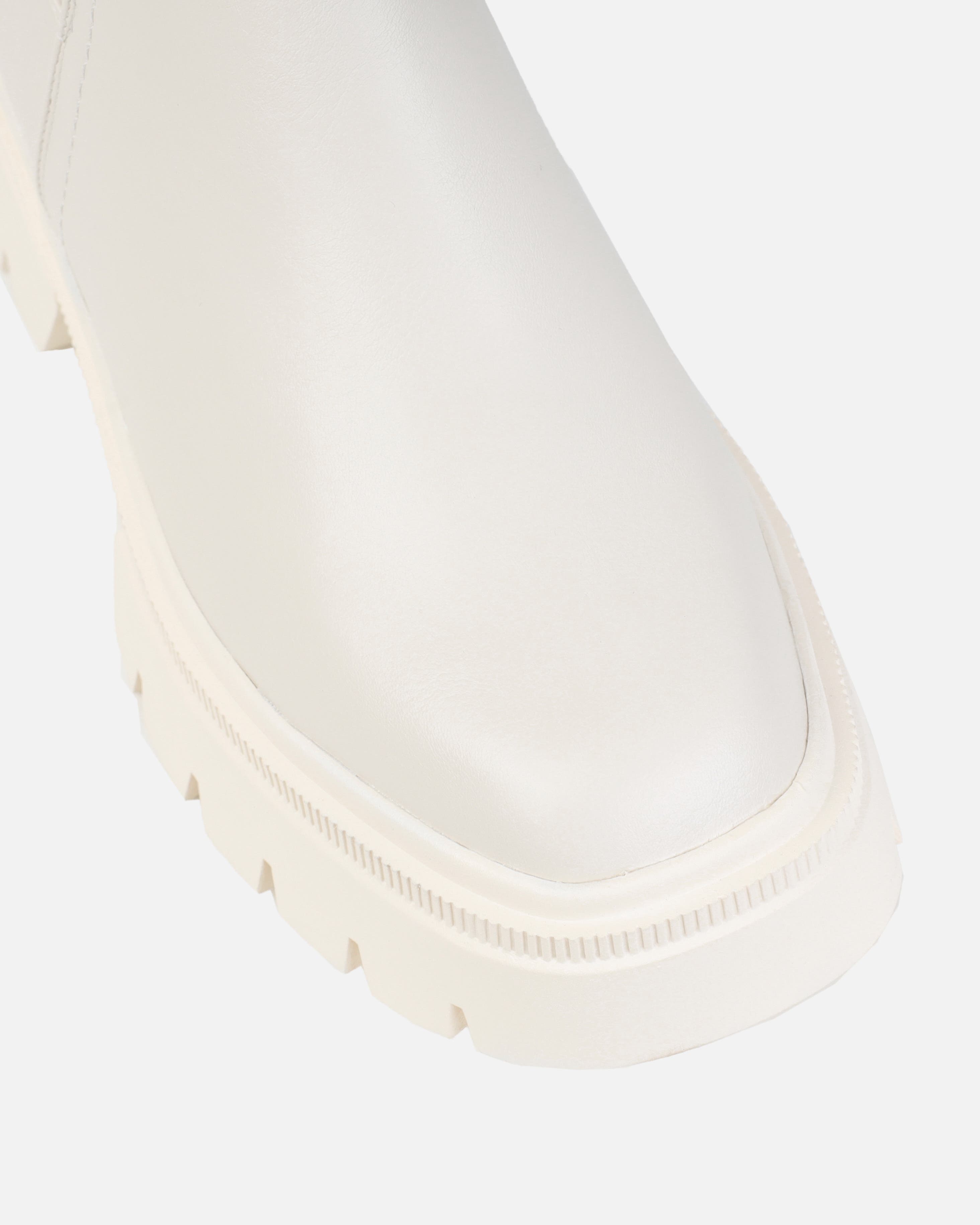 Malakai Stone Knit Chunky Ankle Boots | SIMMI London