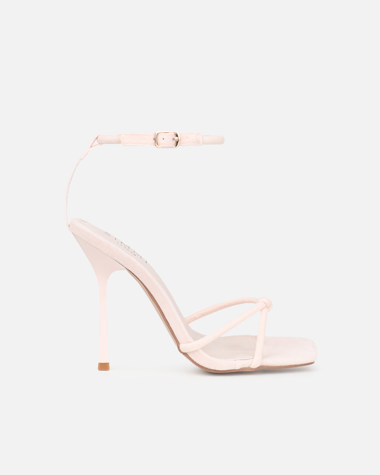 Malinda Stone Velvet Heeled Sandals | SIMMI London