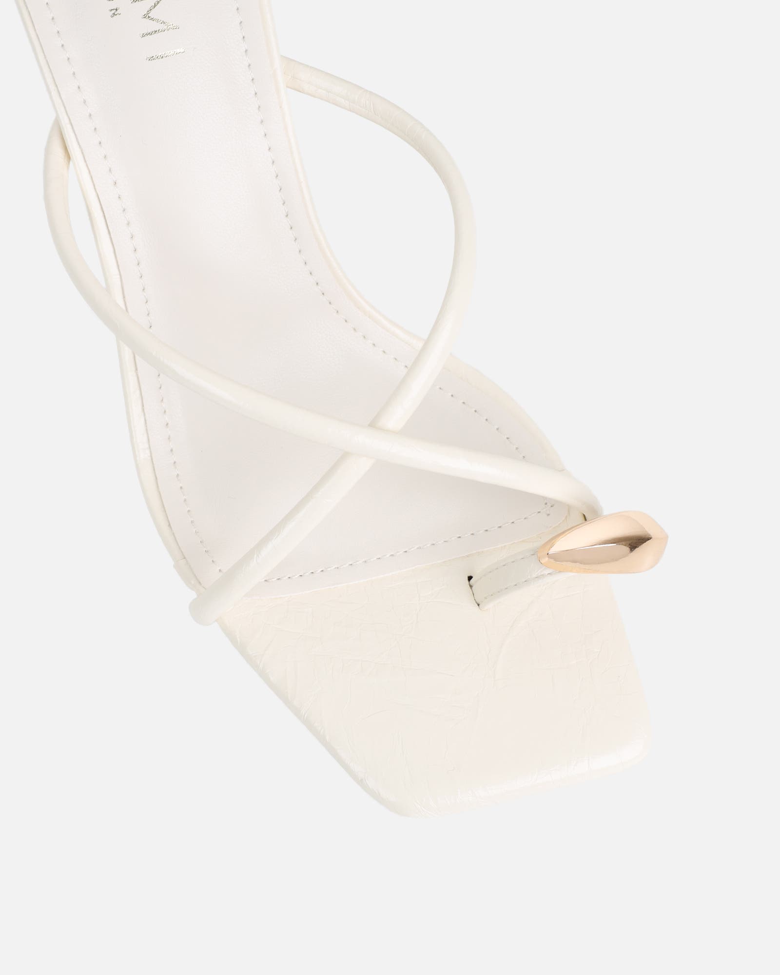 Maureen Stone Gold Detail Mules | SIMMI London