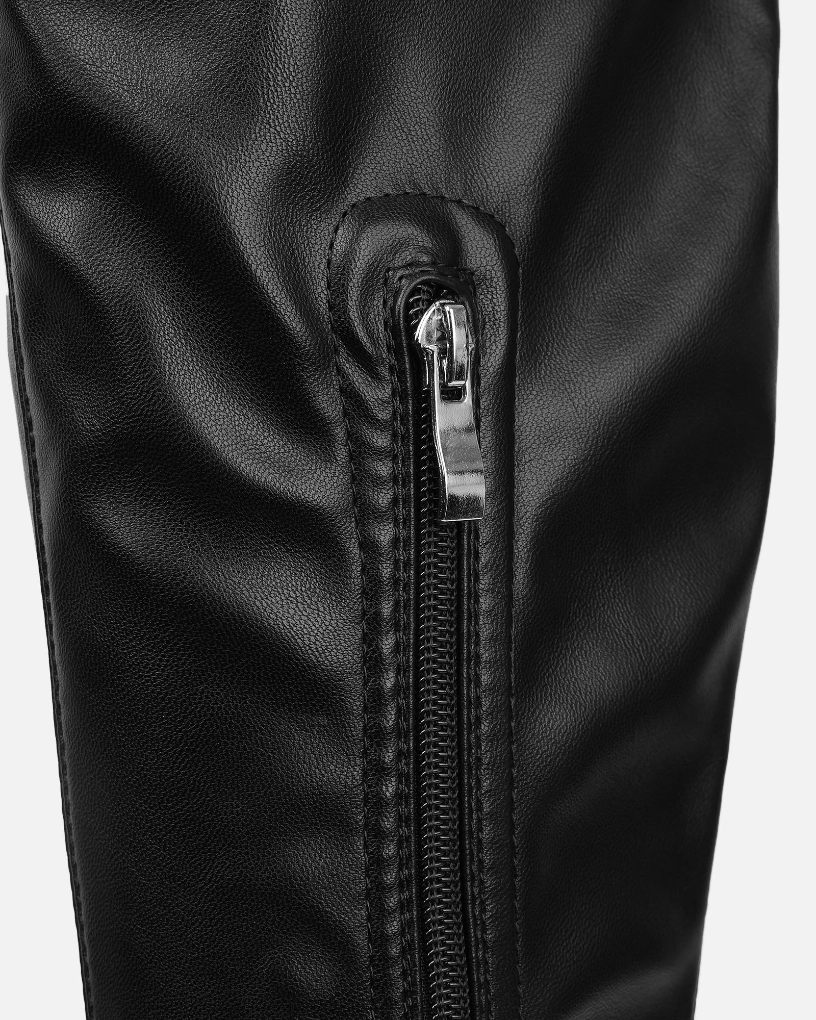 Hades Black Stretch Over The Knee Boots | SIMMI London