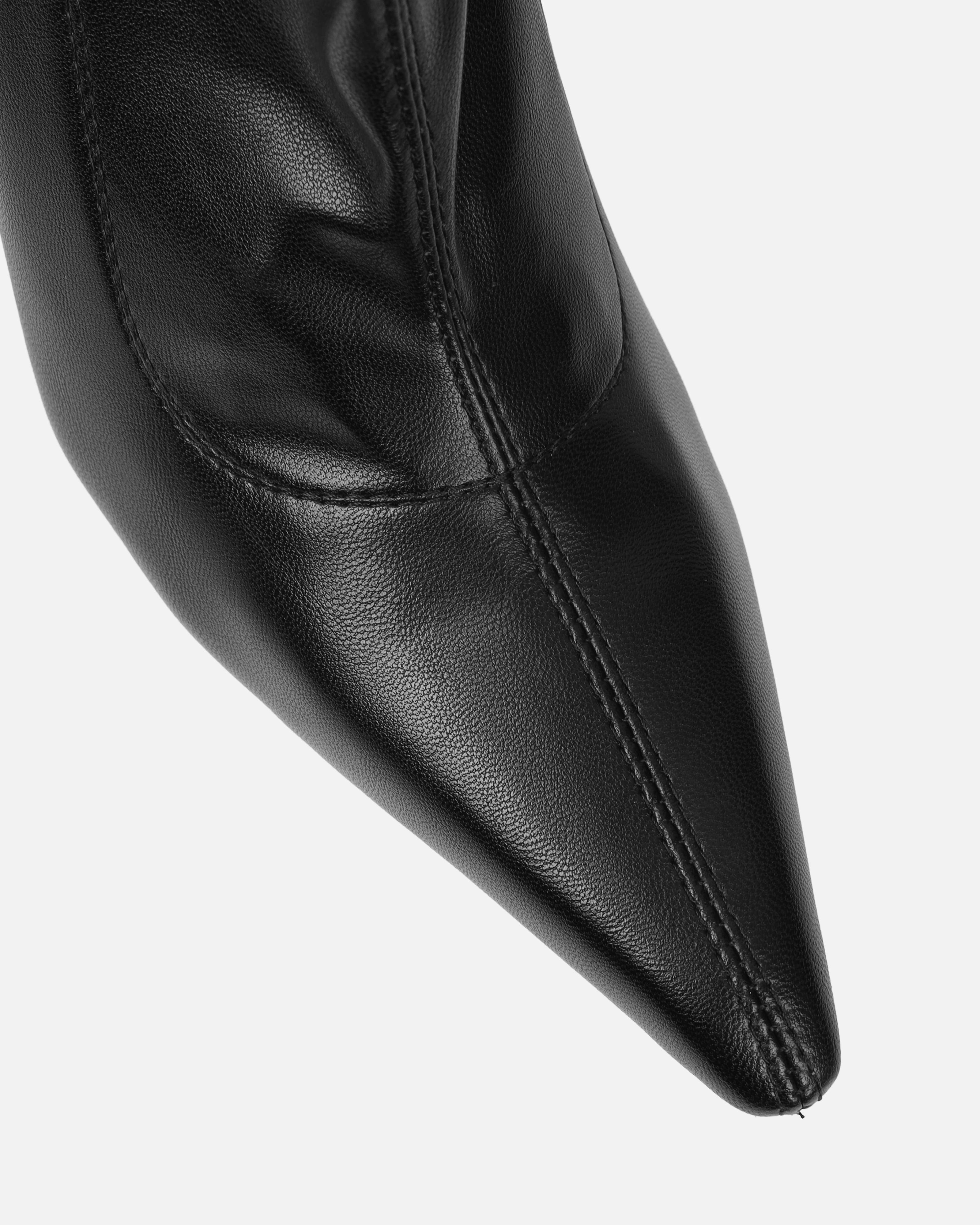 Hades Black Stretch Over The Knee Boots | SIMMI London