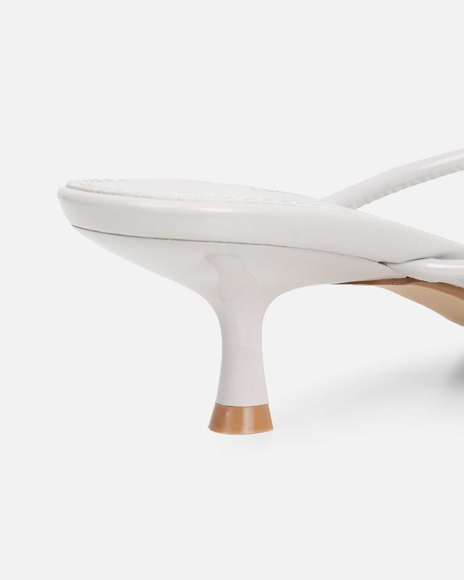 Haylen Stone Patent Knotted Mules | SIMMI London