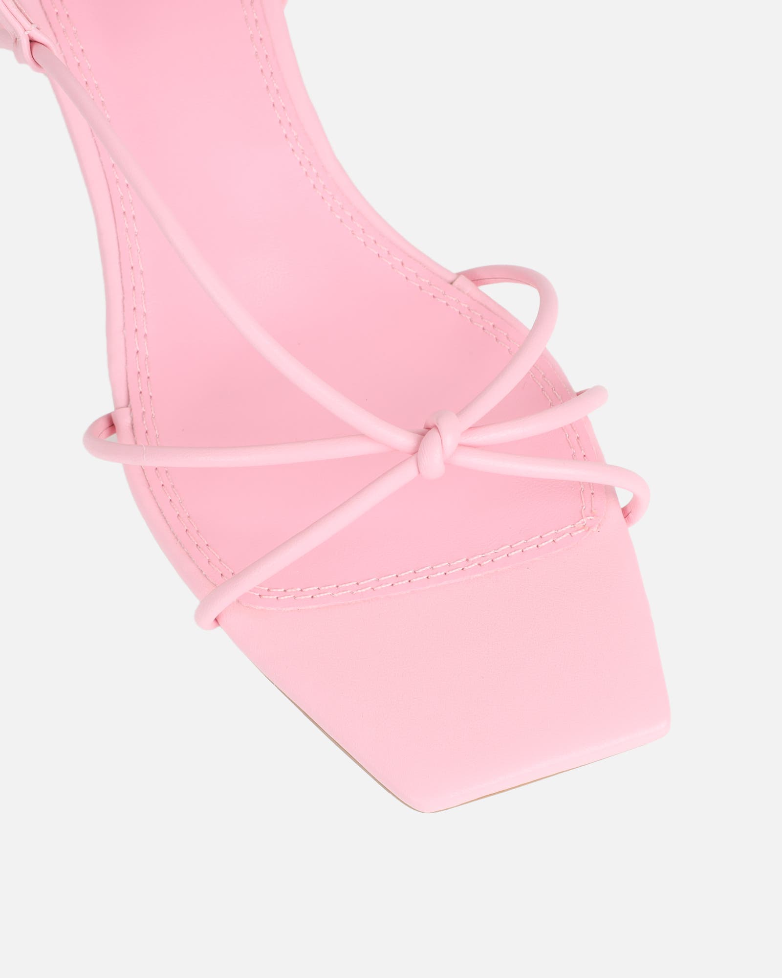 Hanah Pink Strappy Kitten Heels | SIMMI London