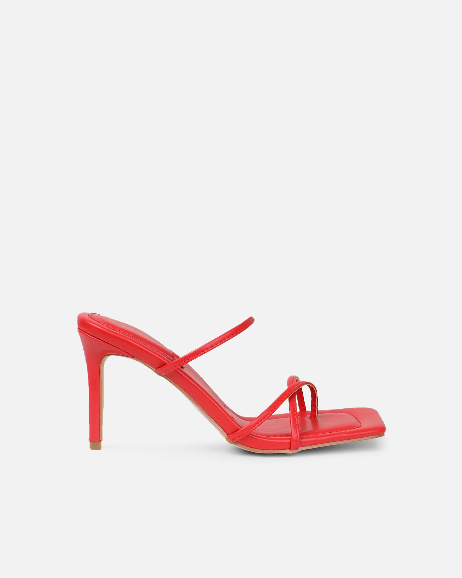 Jayana Red Strappy Mules | SIMMI London