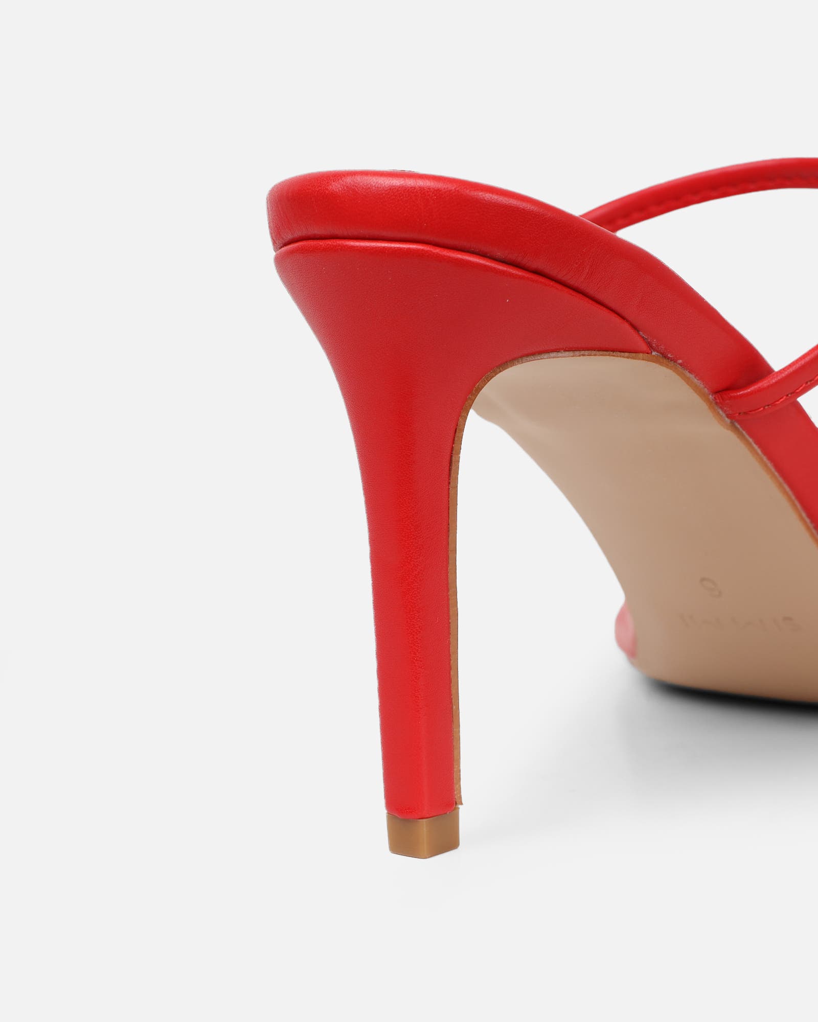 Jayana Red Strappy Mules | SIMMI London