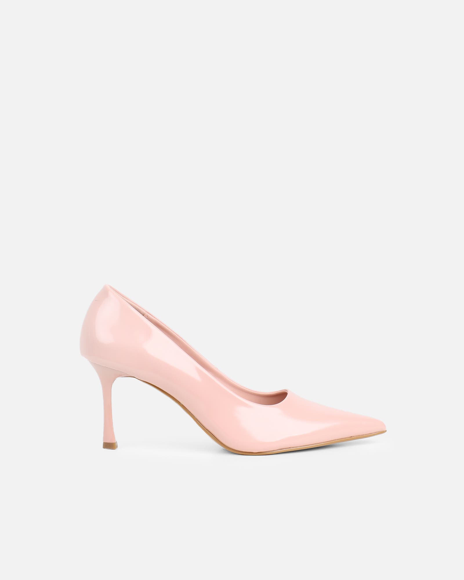 Luka Pink Low Heeled Court Shoes | SIMMI London