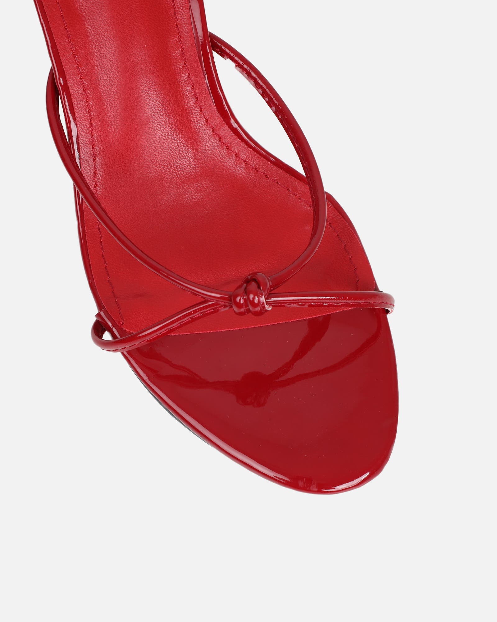 Mines Burgundy Patent Mid Heel Mules | SIMMI London