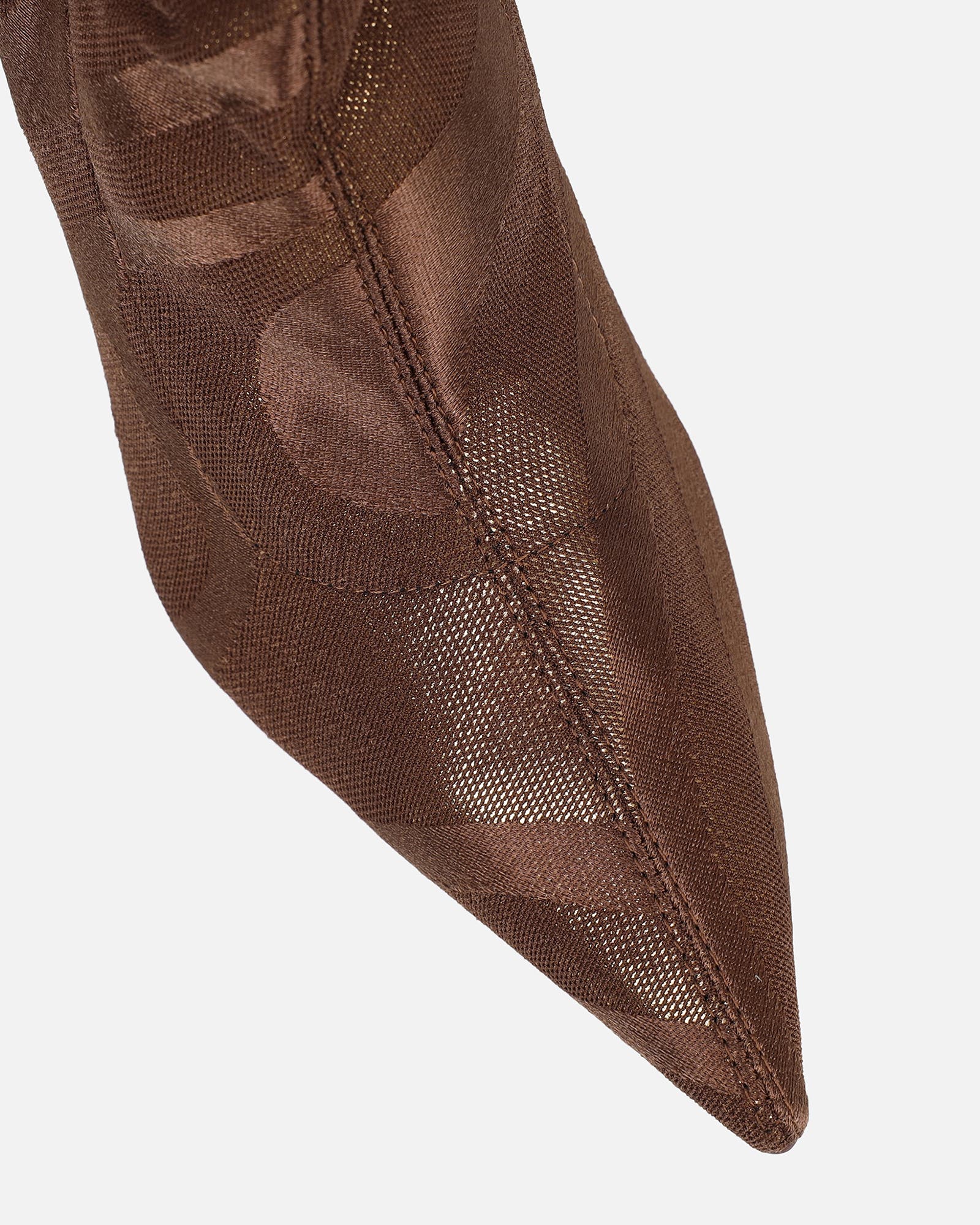 Lester brown printed stiletto over the knee boots | SIMMI London