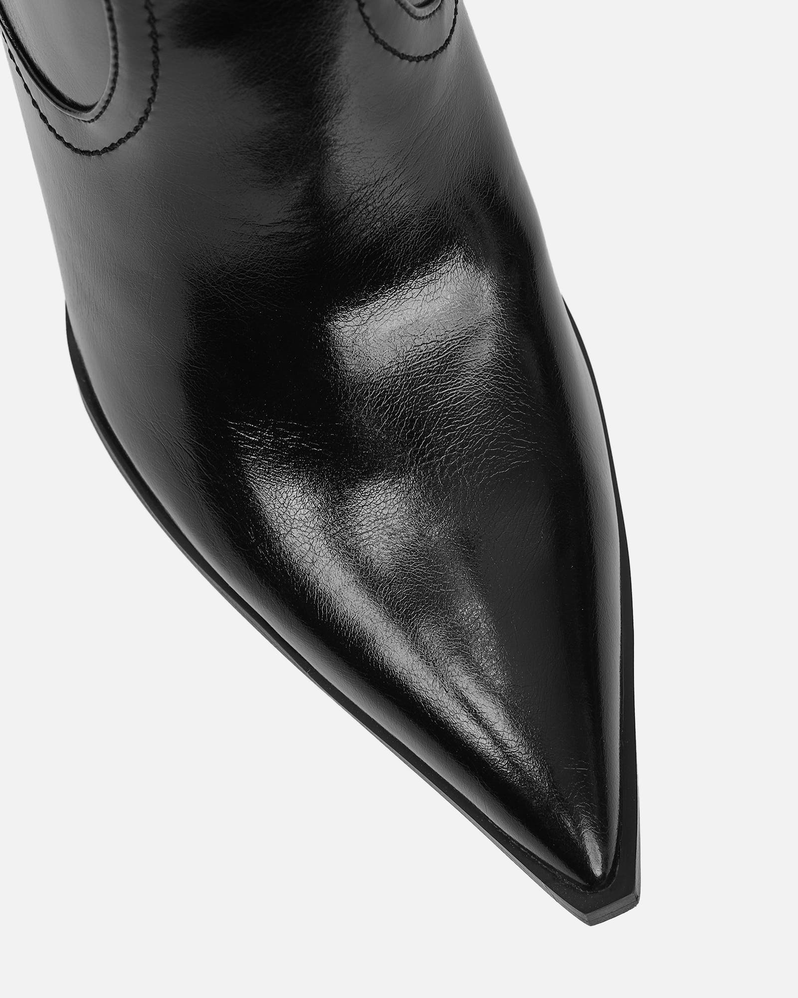 Combs black heeled western boots | SIMMI London