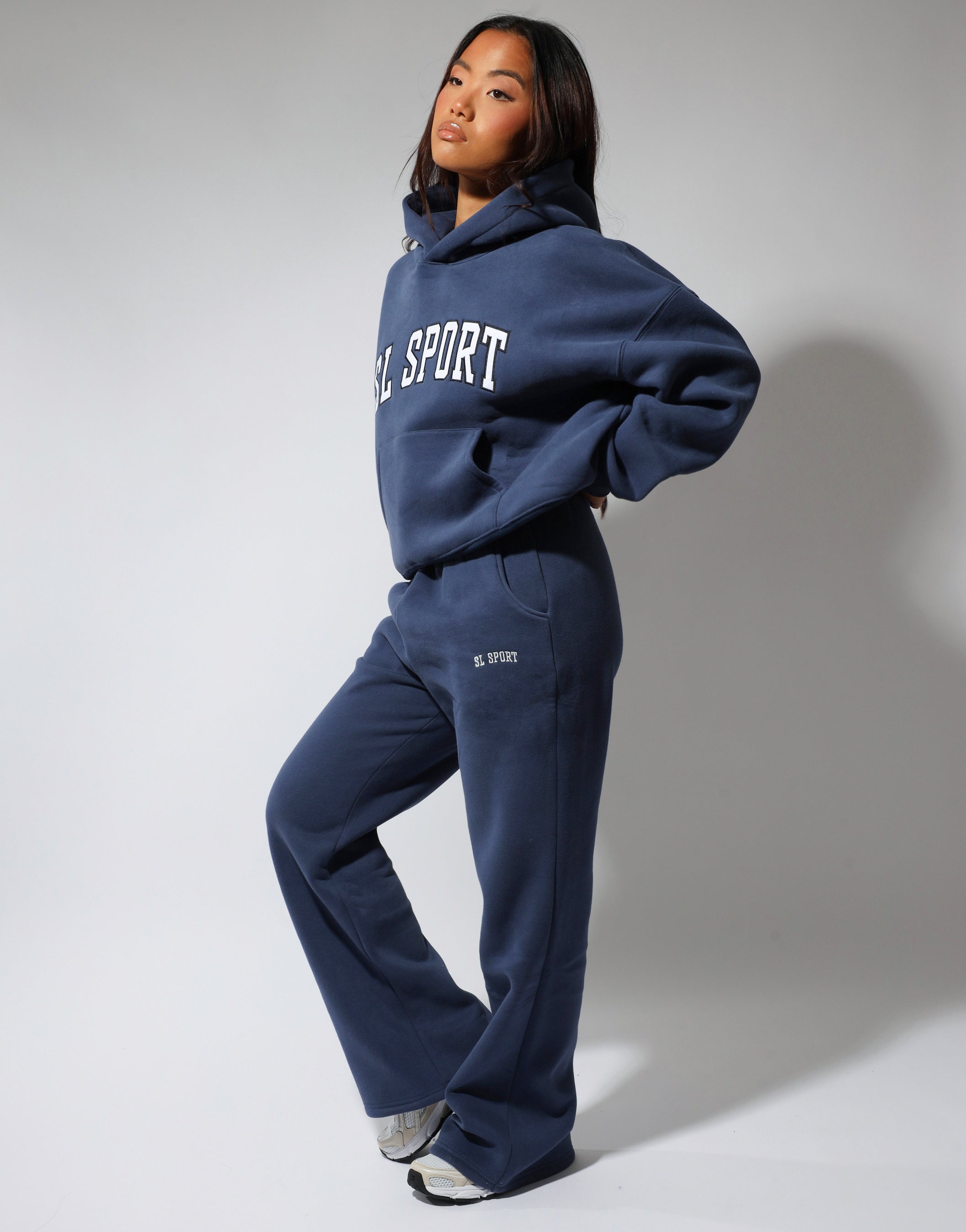 Simmi Sport oversized hoodie in blue | SIMMI London