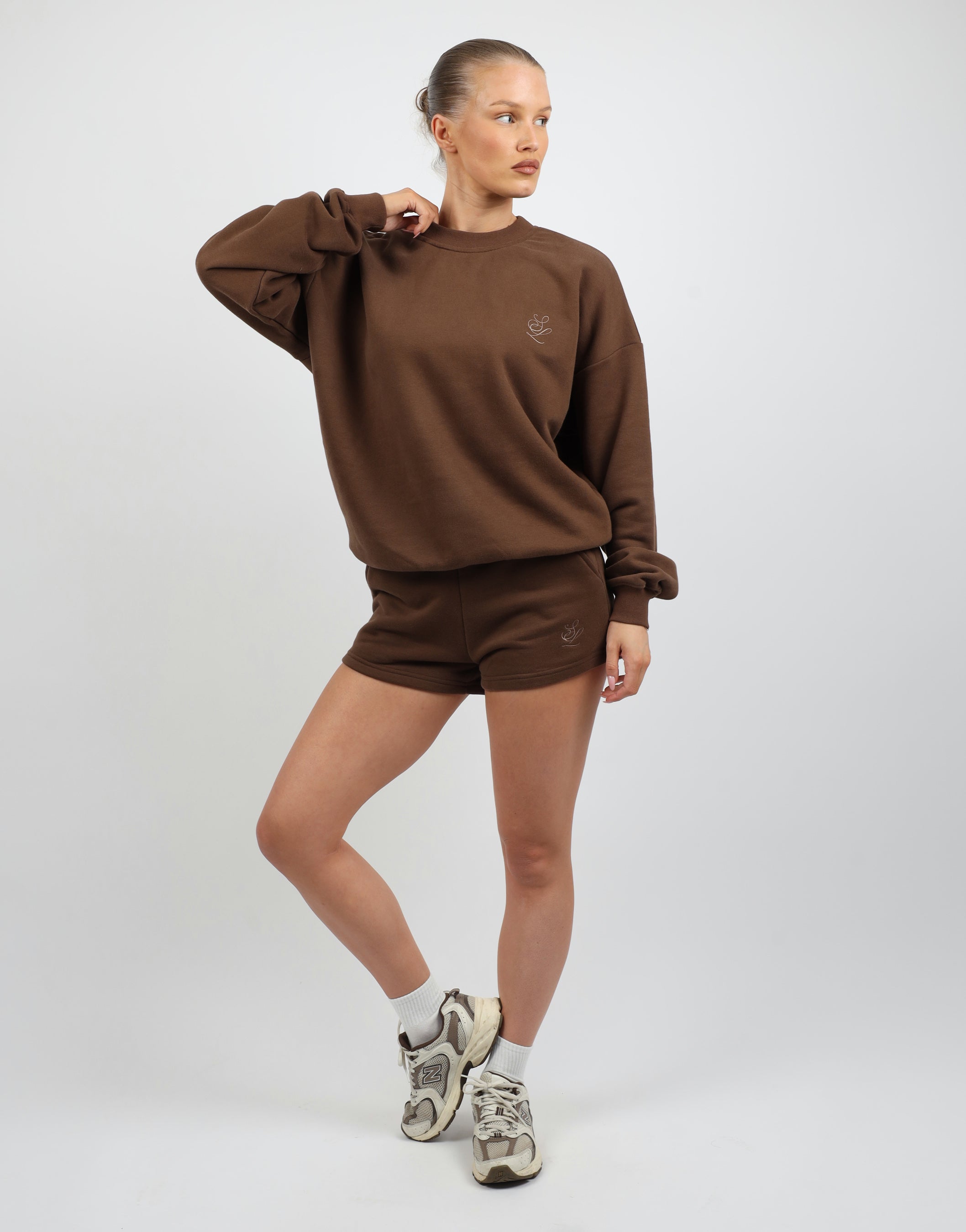 Riva SIMMI Studios Embroidered Logo Shorts | SIMMI Studios 