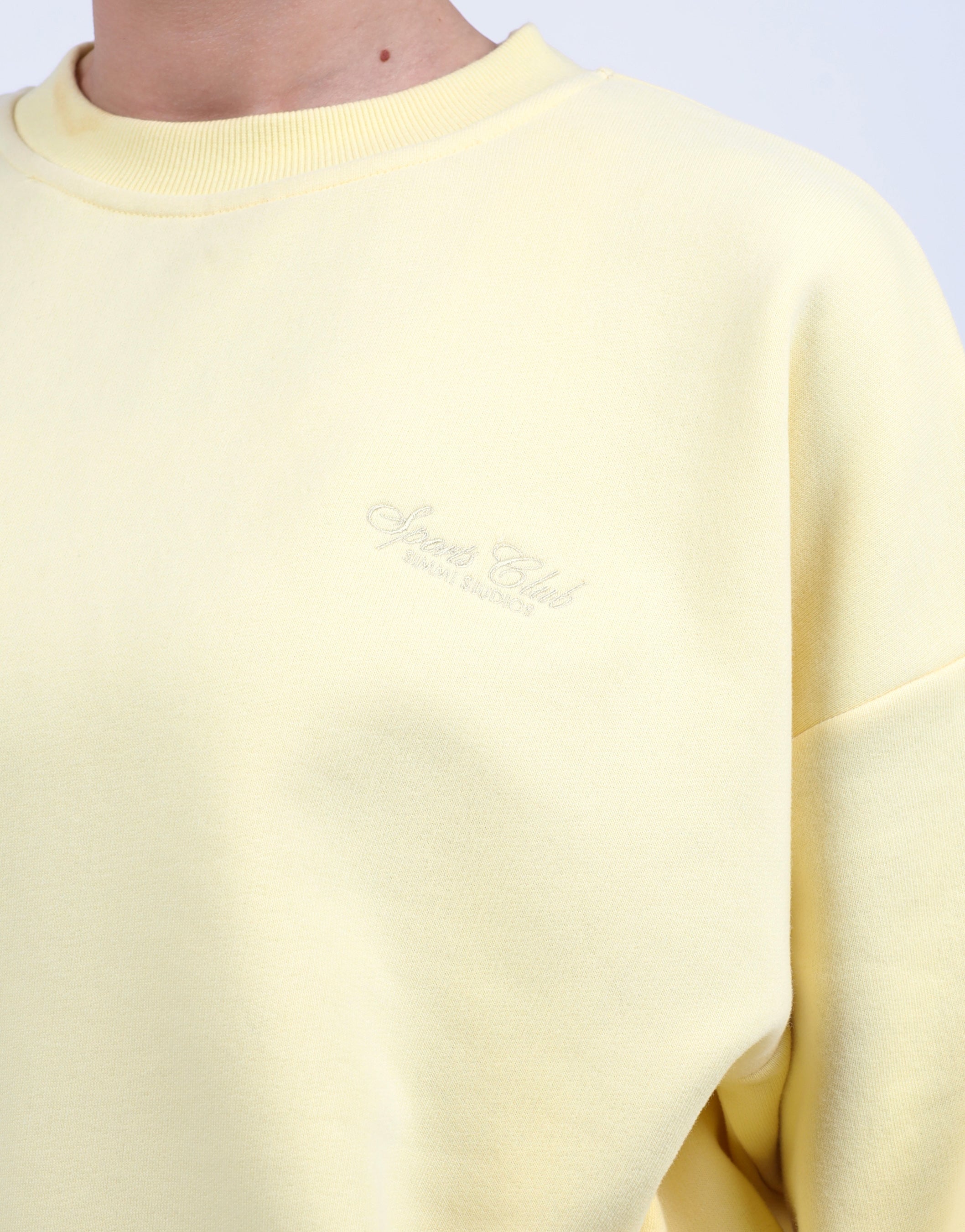 Rue SIMMI Studios Embroidered Logo Crew Neck | SIMMI Studios 