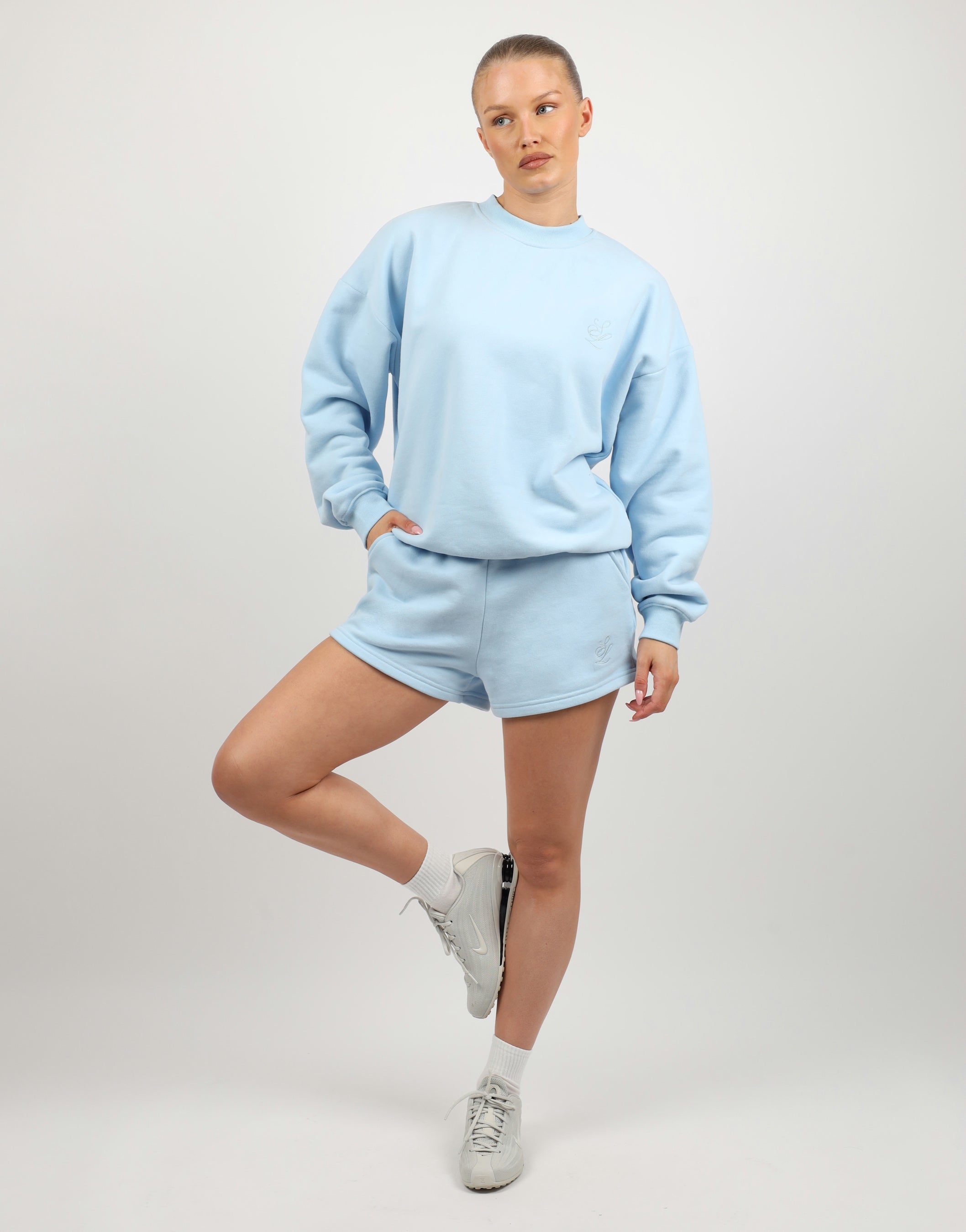 Riva SIMMI Studios Embroidered Logo Shorts | SIMMI Studios 