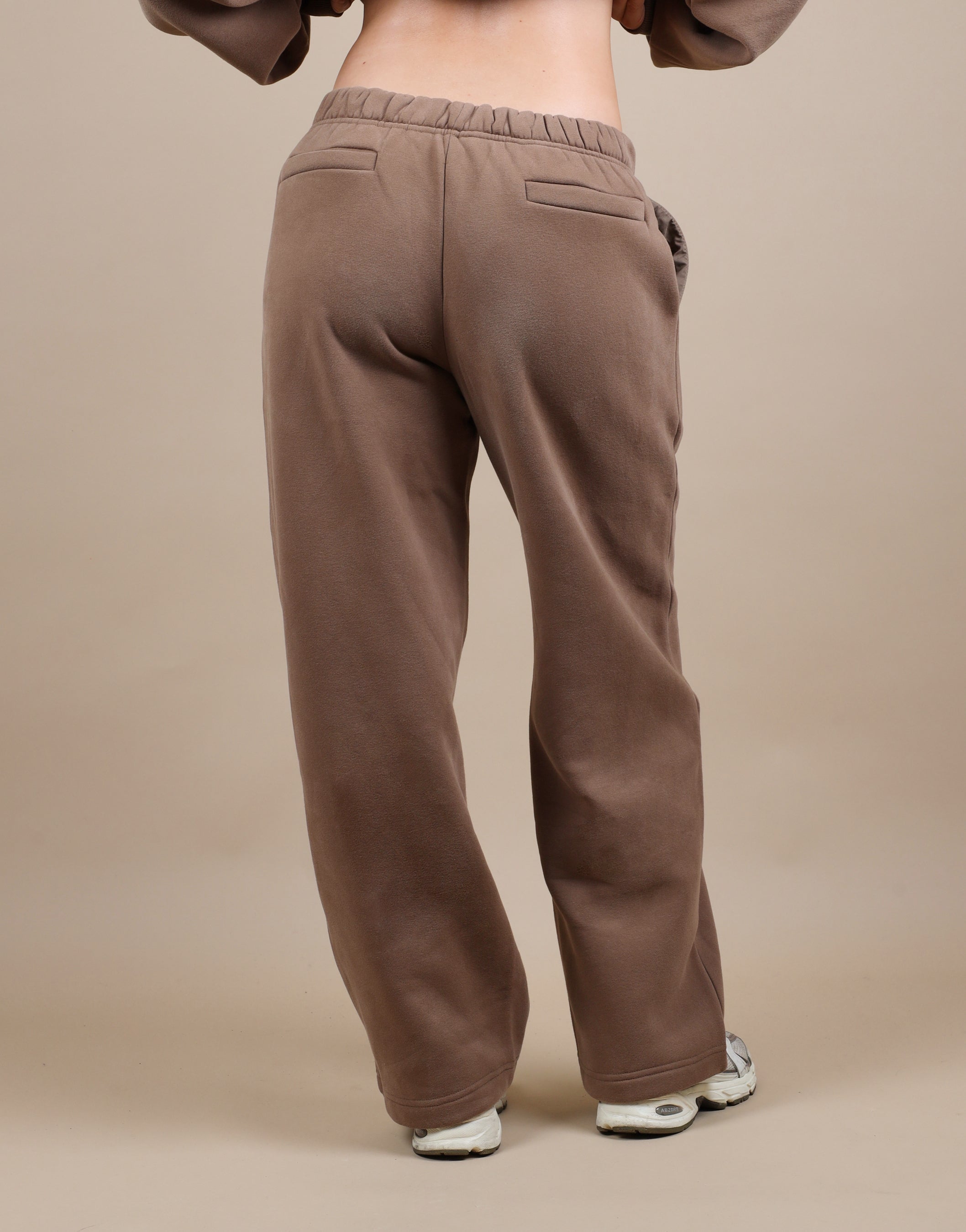 Demi Straight Leg Joggers In Mocha | SIMMI London