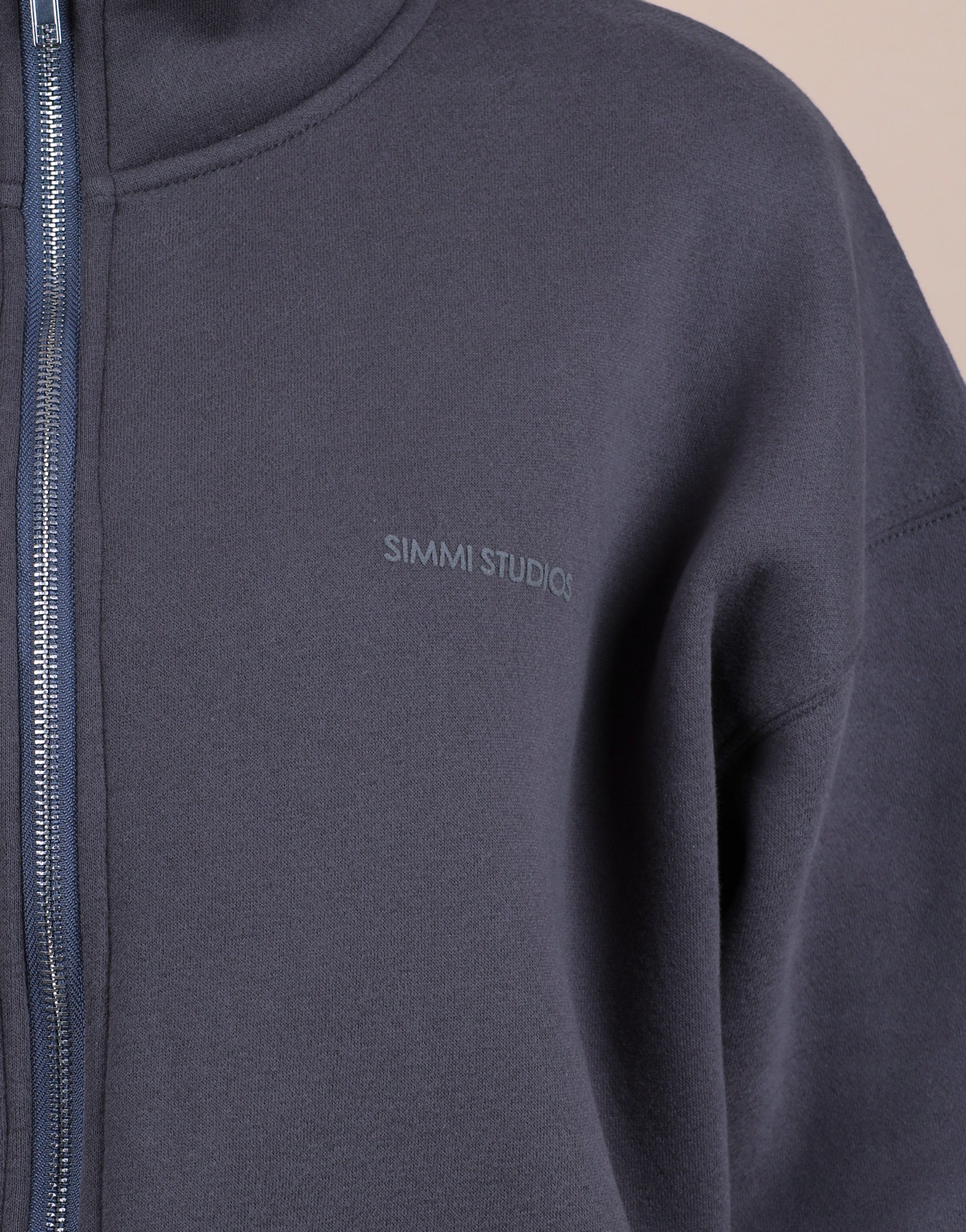 Bronte Simmi Studios Zip Through Funnel Neck Sweatshirt | SIMMI London