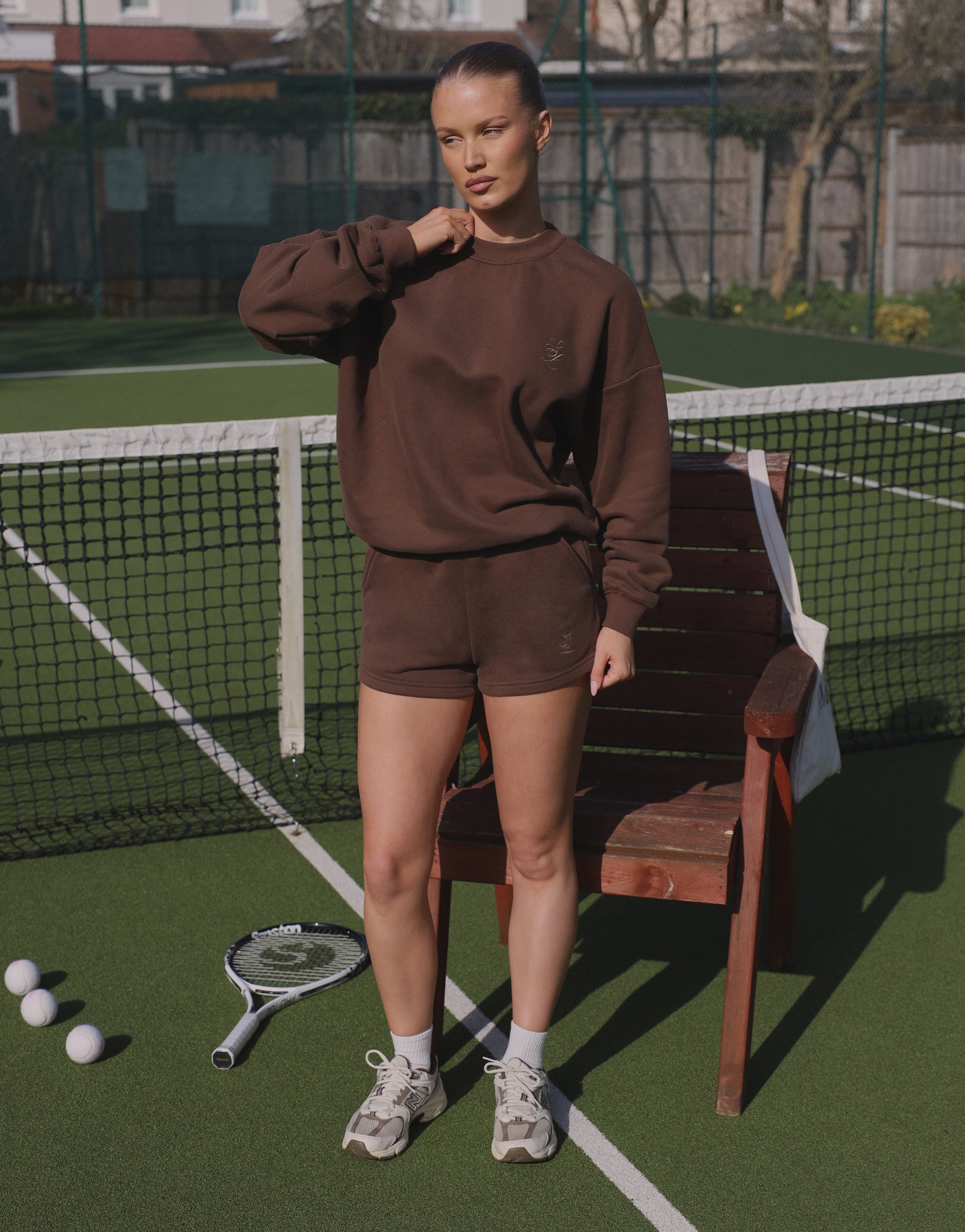 Riva SIMMI Studios Embroidered Logo Shorts | SIMMI Studios 