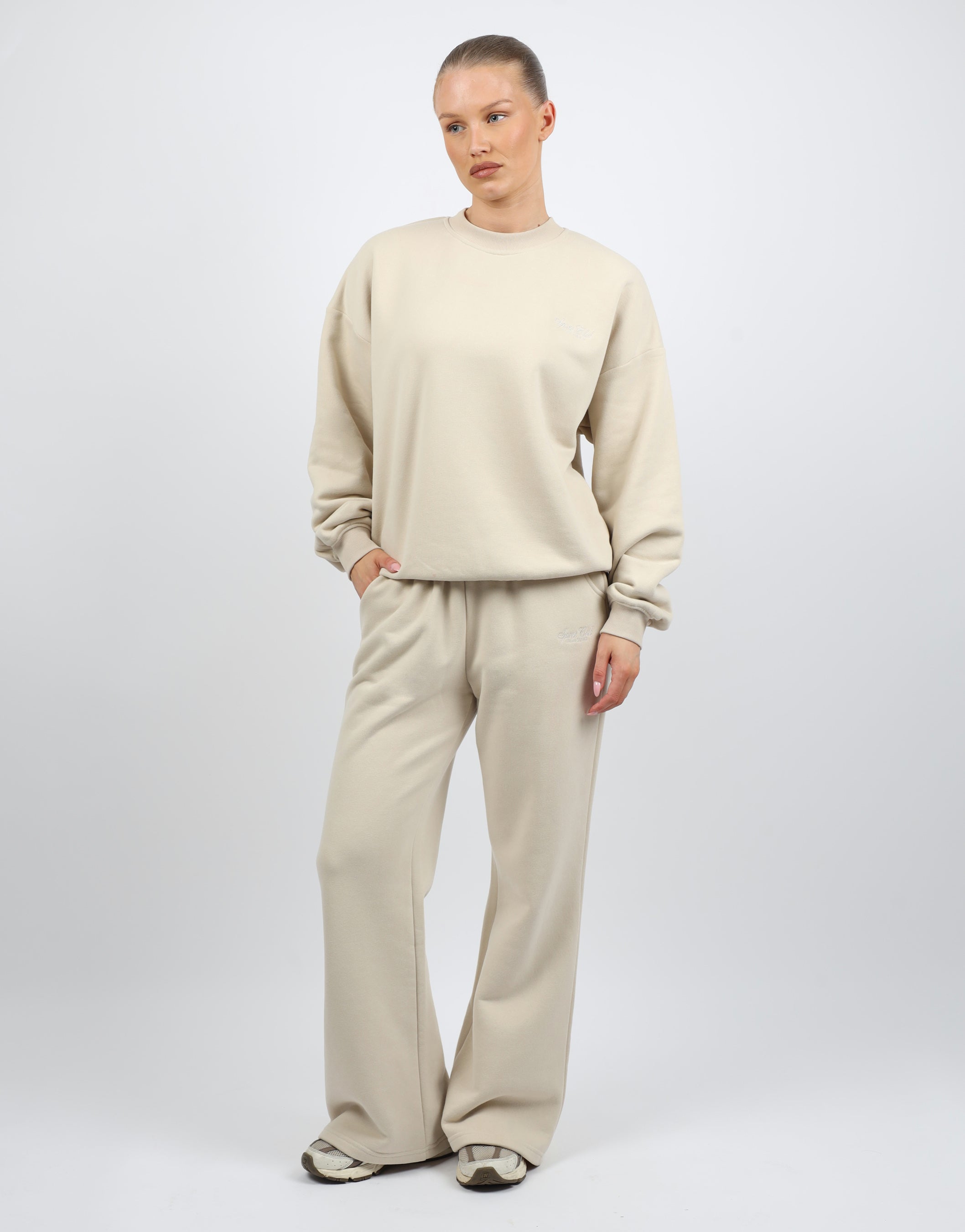 Rue SIMMI Studios Embroidered Logo Crew Neck | SIMMI Studios 