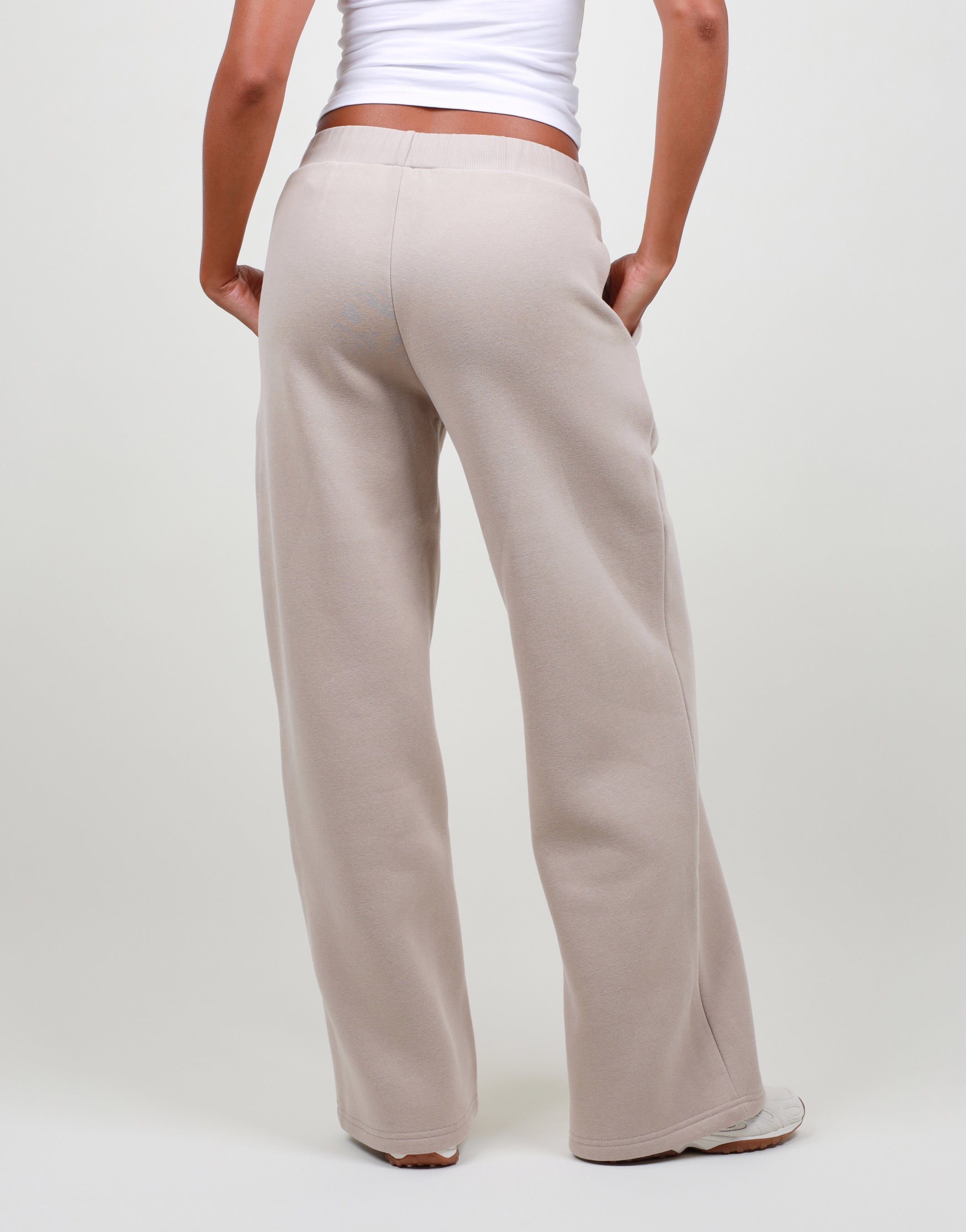 Romilly Straight Leg Joggers in Stone