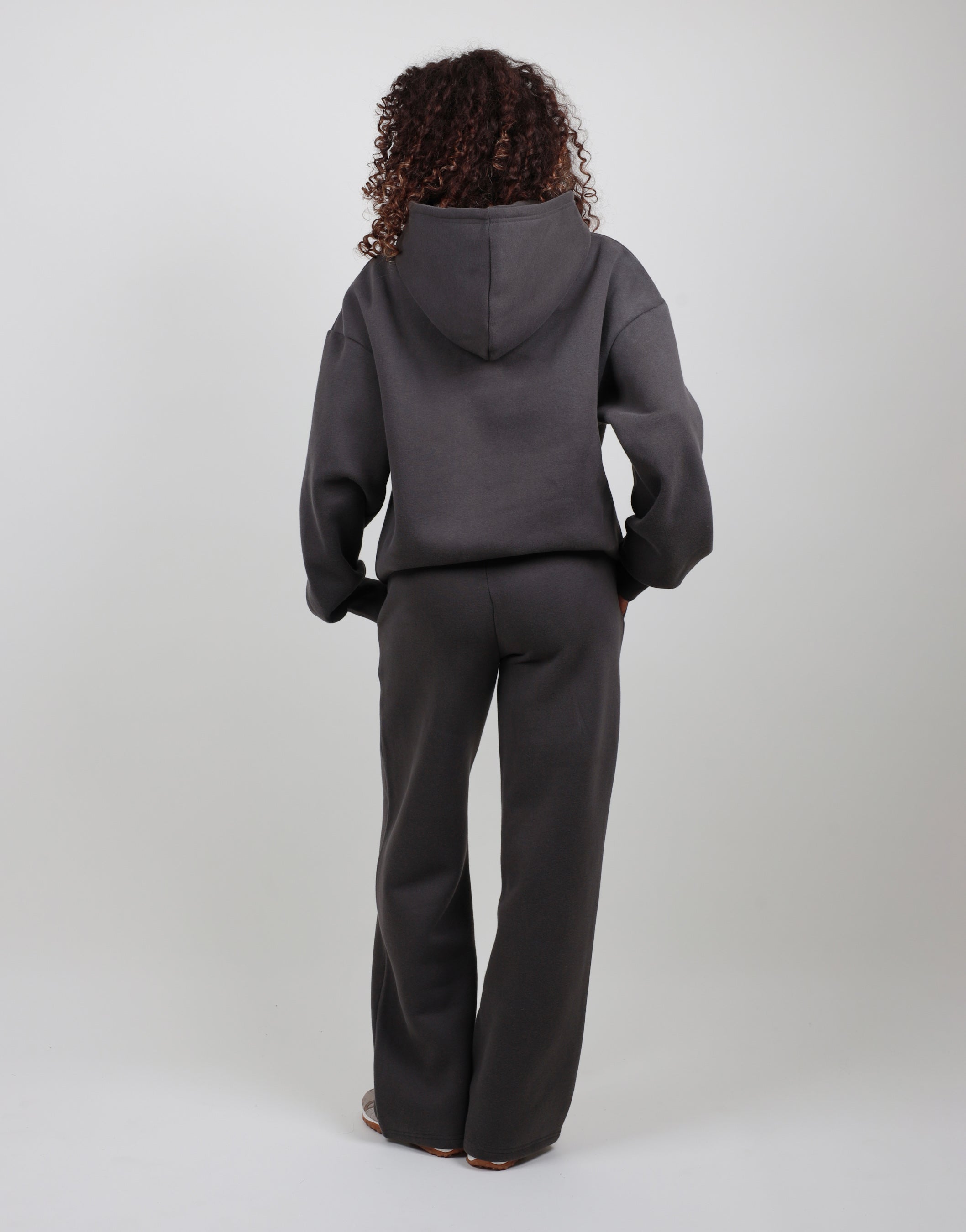Solene Oversized Hoodie in Dark Grey
