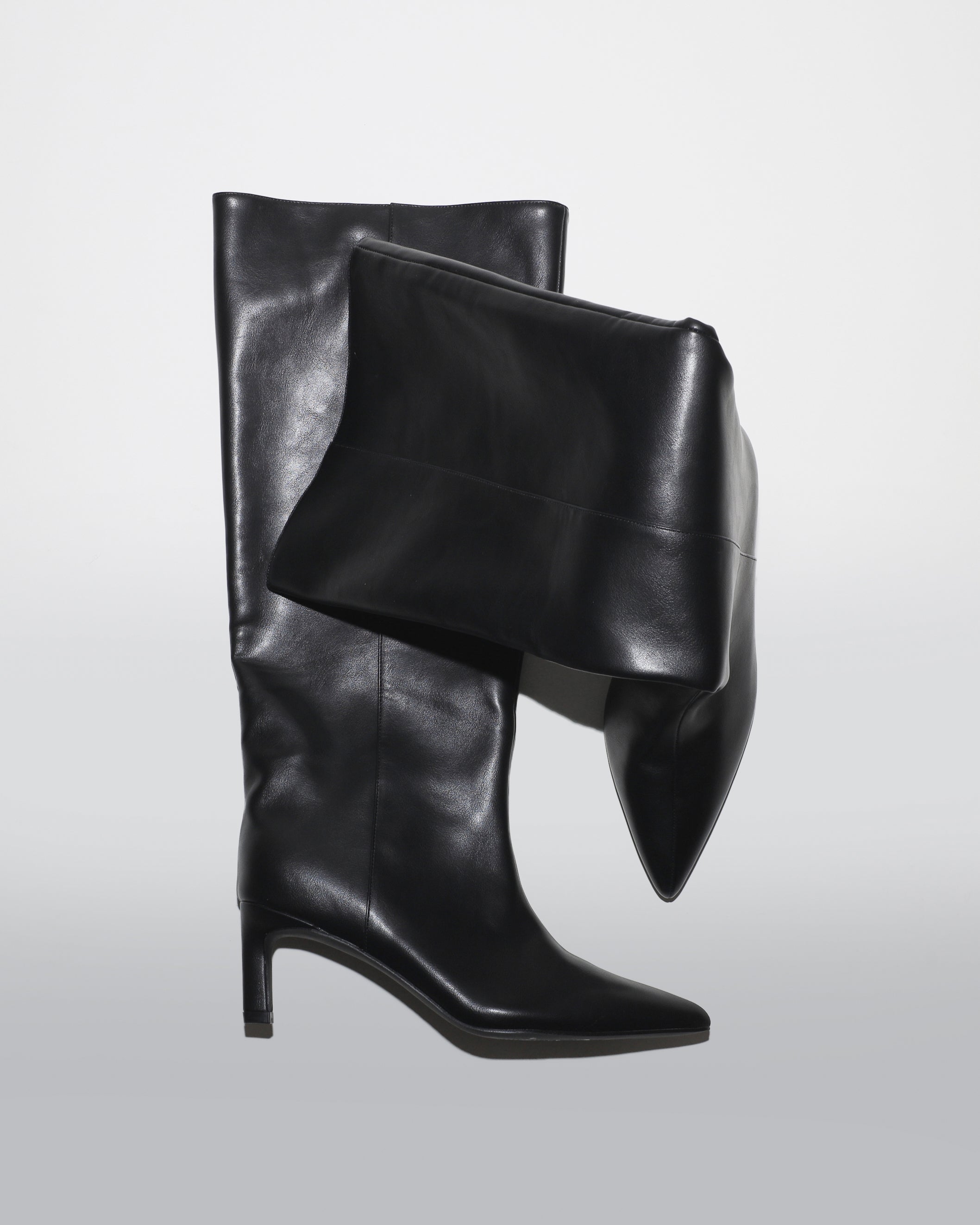 Nash Black Heeled Boots