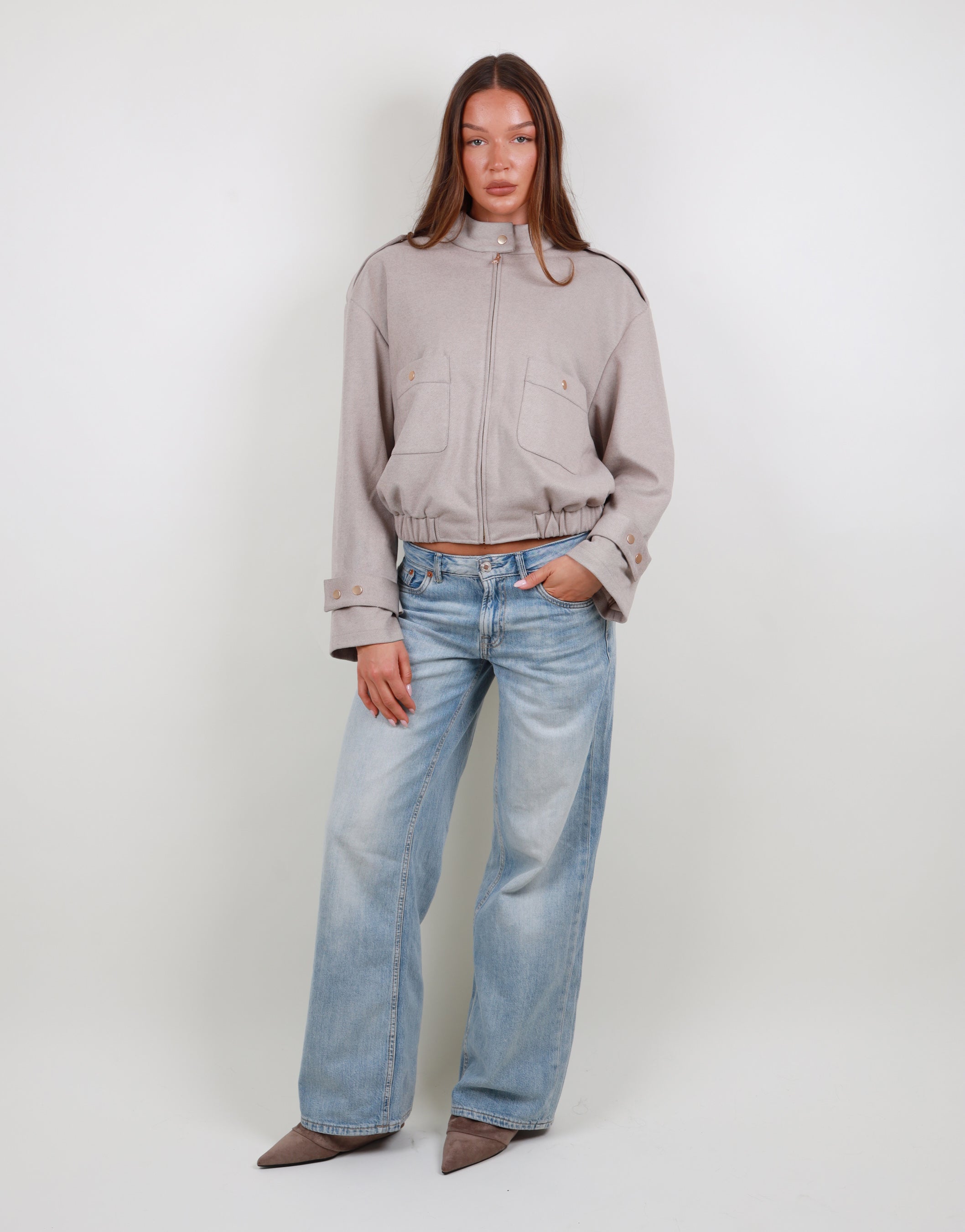 Sienna soft Jacket in beige