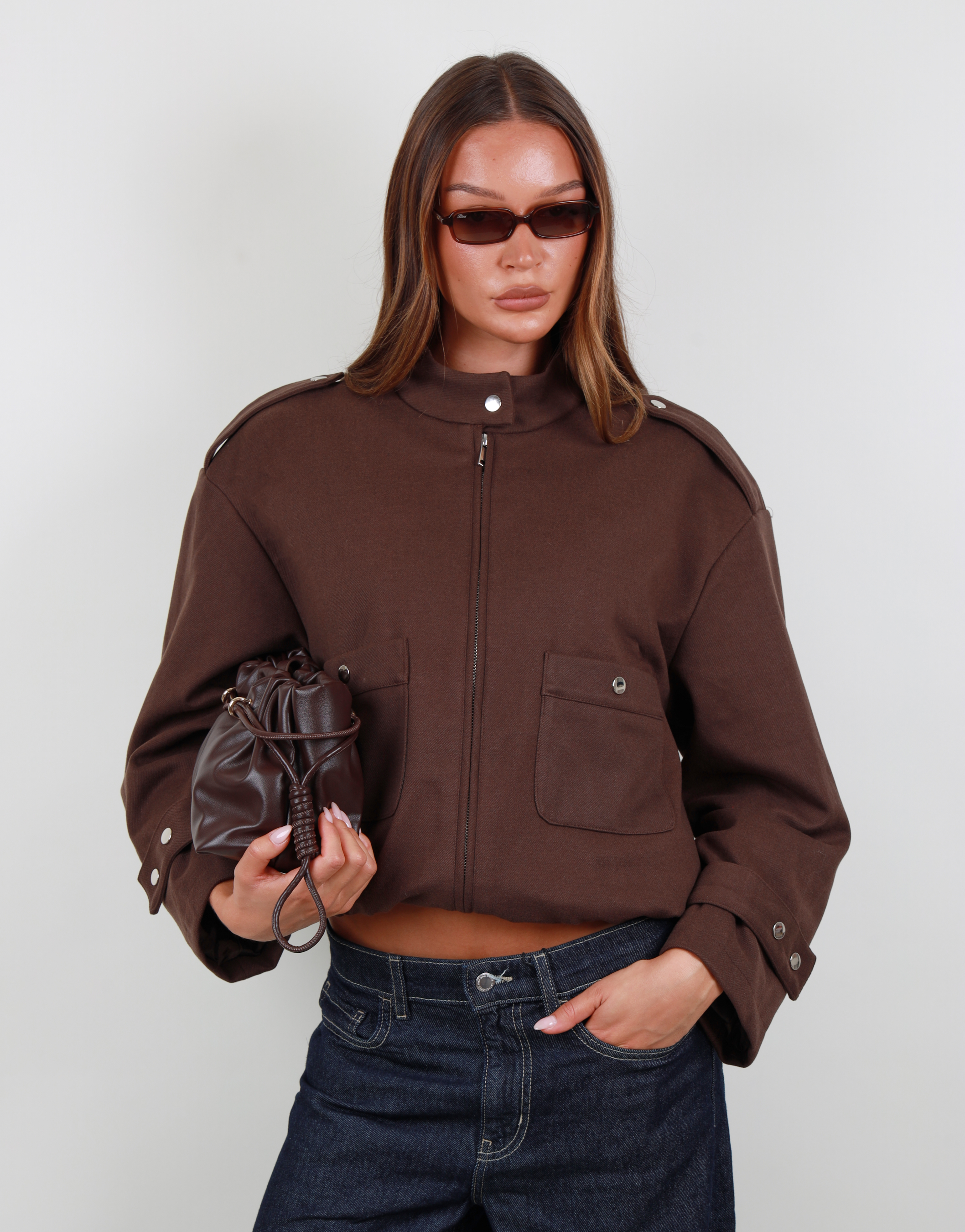 Sienna Soft Jacket in brown