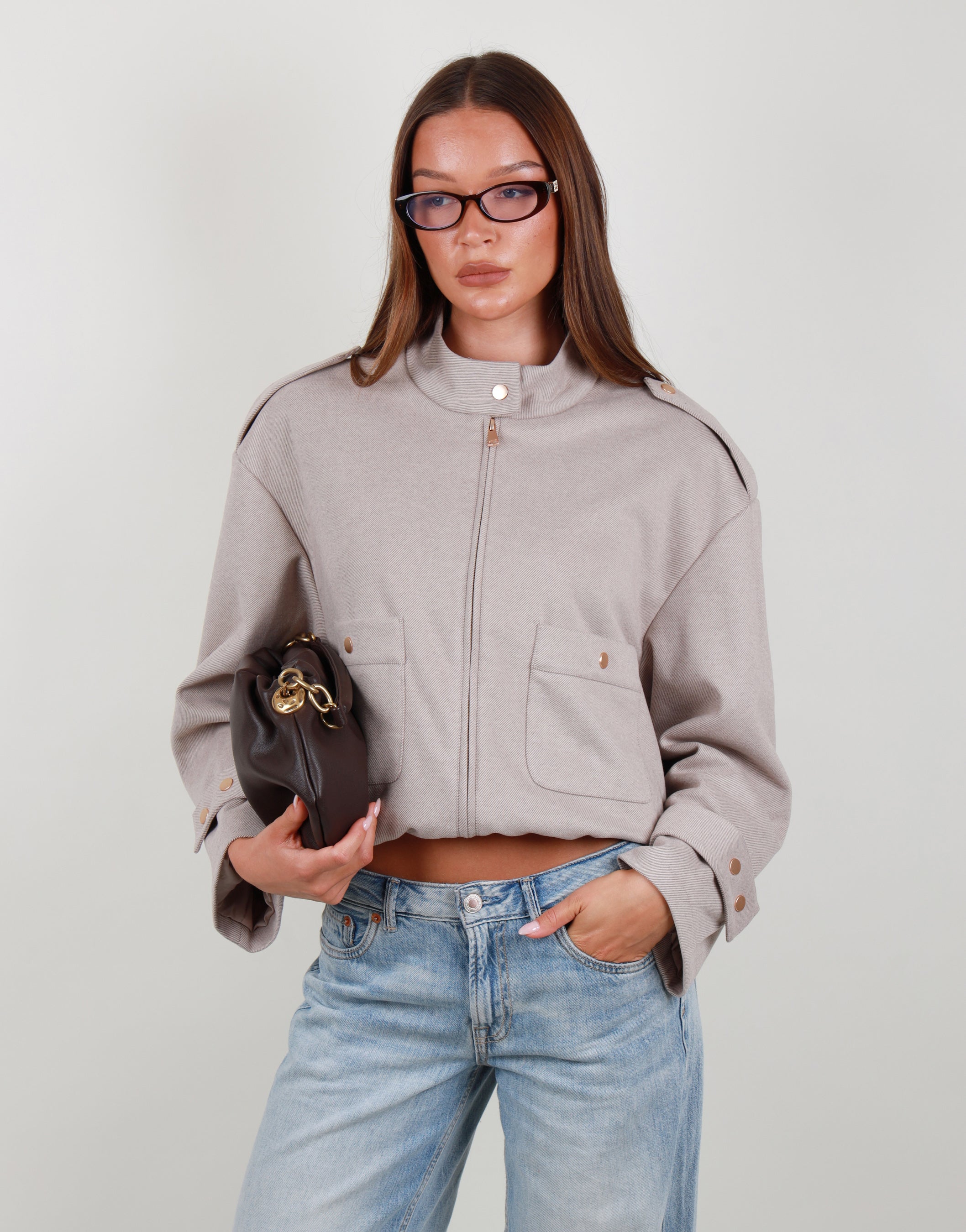 Sienna soft Jacket in beige