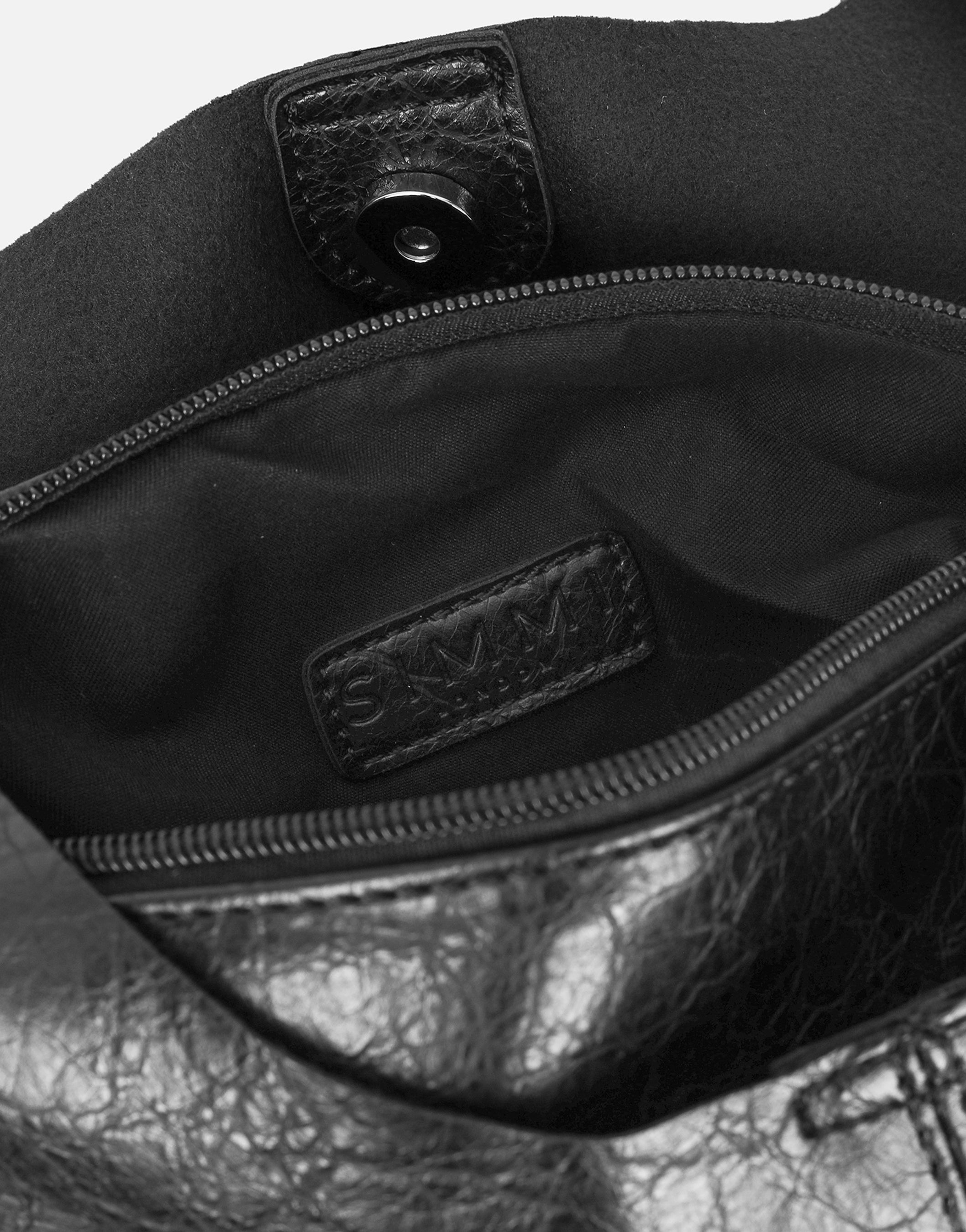 Abina Black Soft Hobo Shoulder Bag | SIMMI London