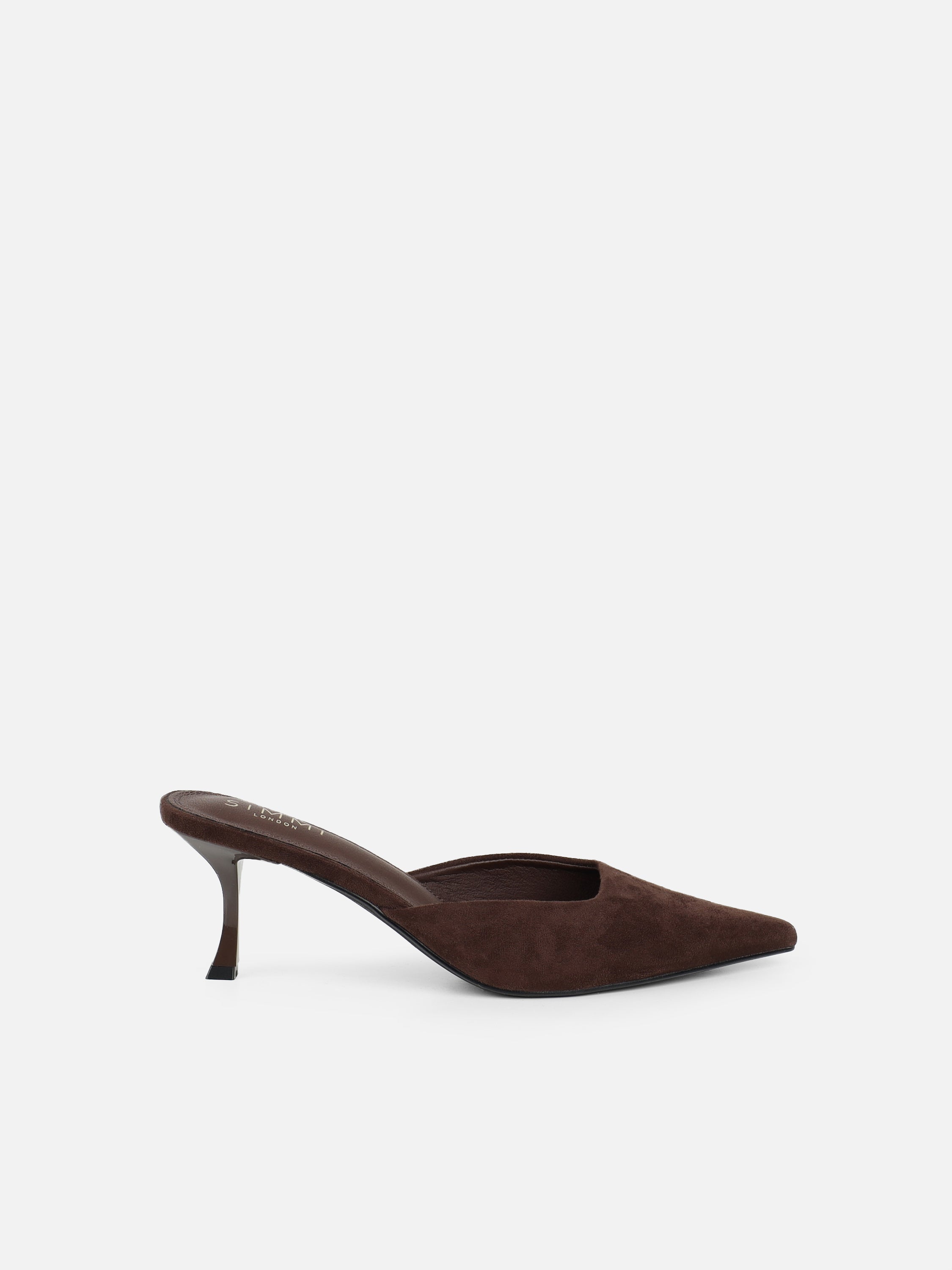 Keira Brown Suede Mules | SIMMI London