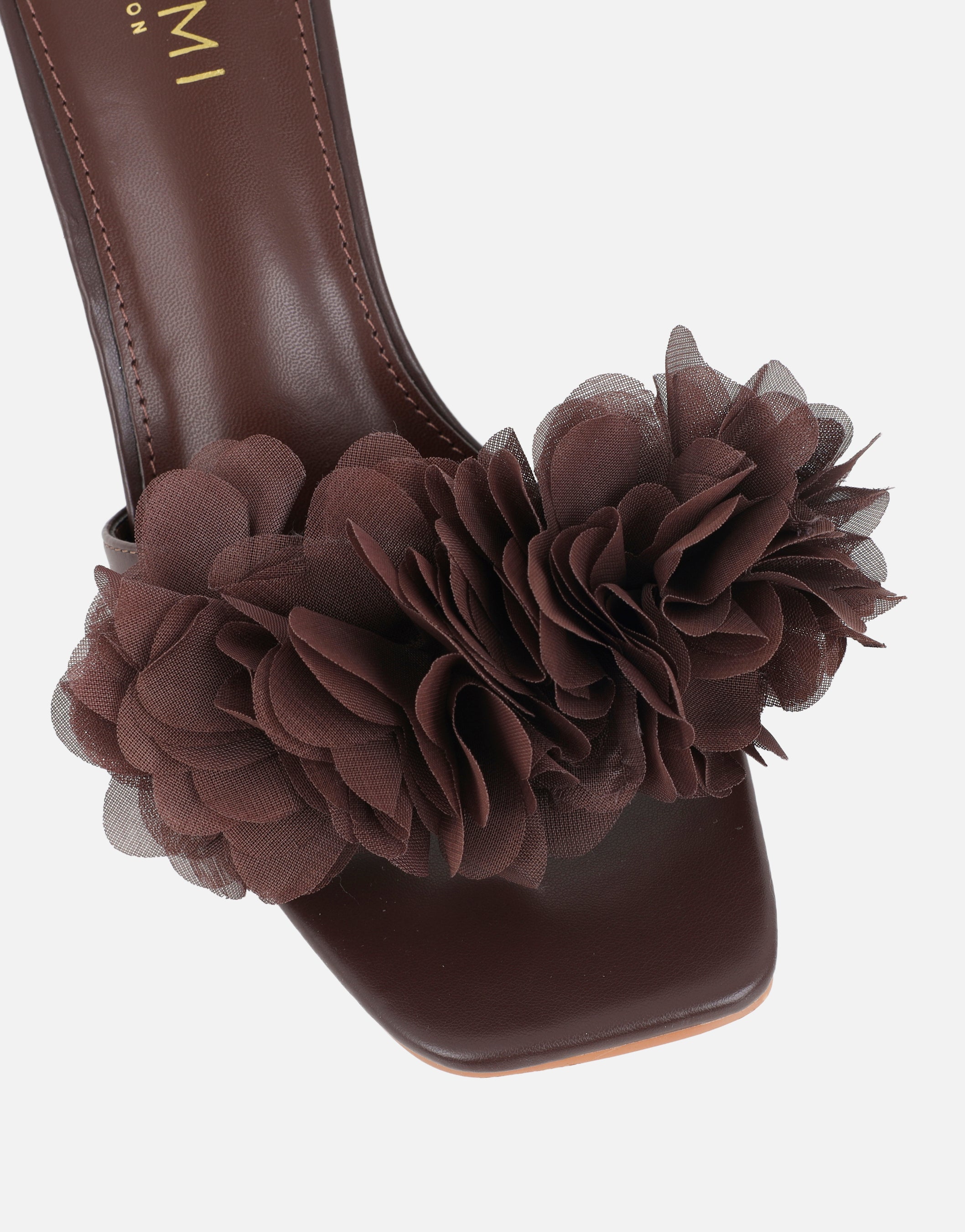 Kaz Brown Petail Detail Mules